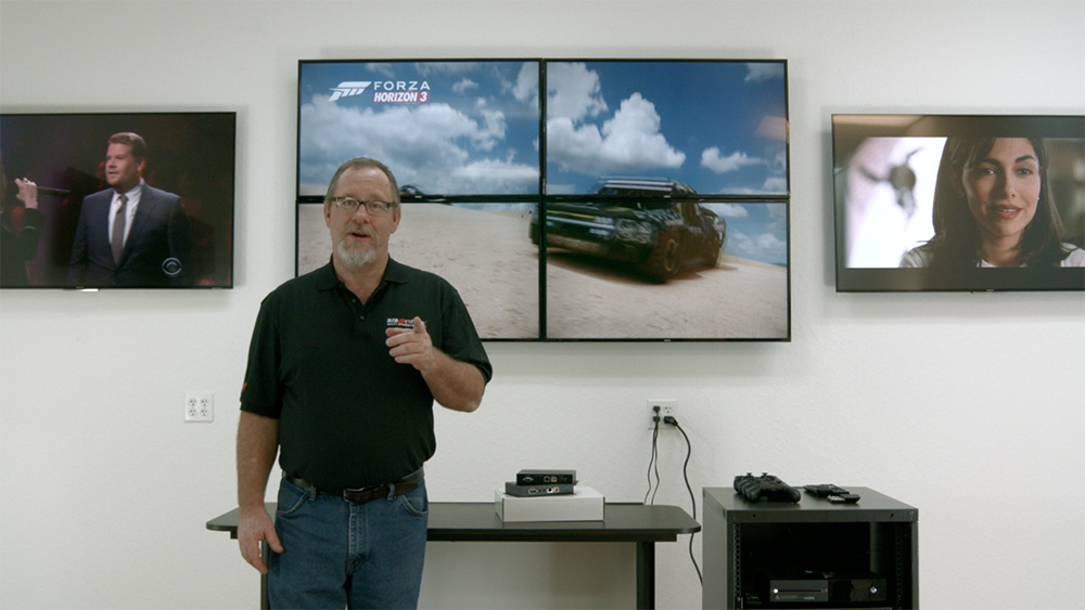 demo room video wall