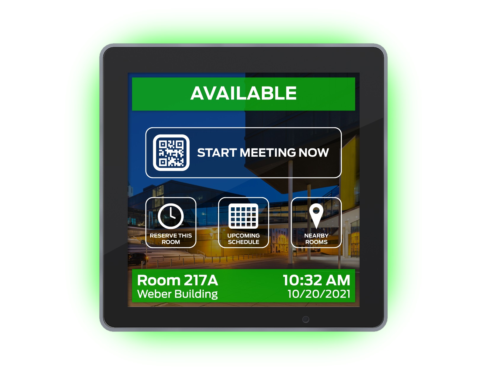 Aurora Multimedia RXT-4WM-B 4 inch 1x1 Aspect Ratio In-Wall ReAX Touch Panel Control System with Serial/Relay/I/O/IR and Ethernet Control Ports (Black)