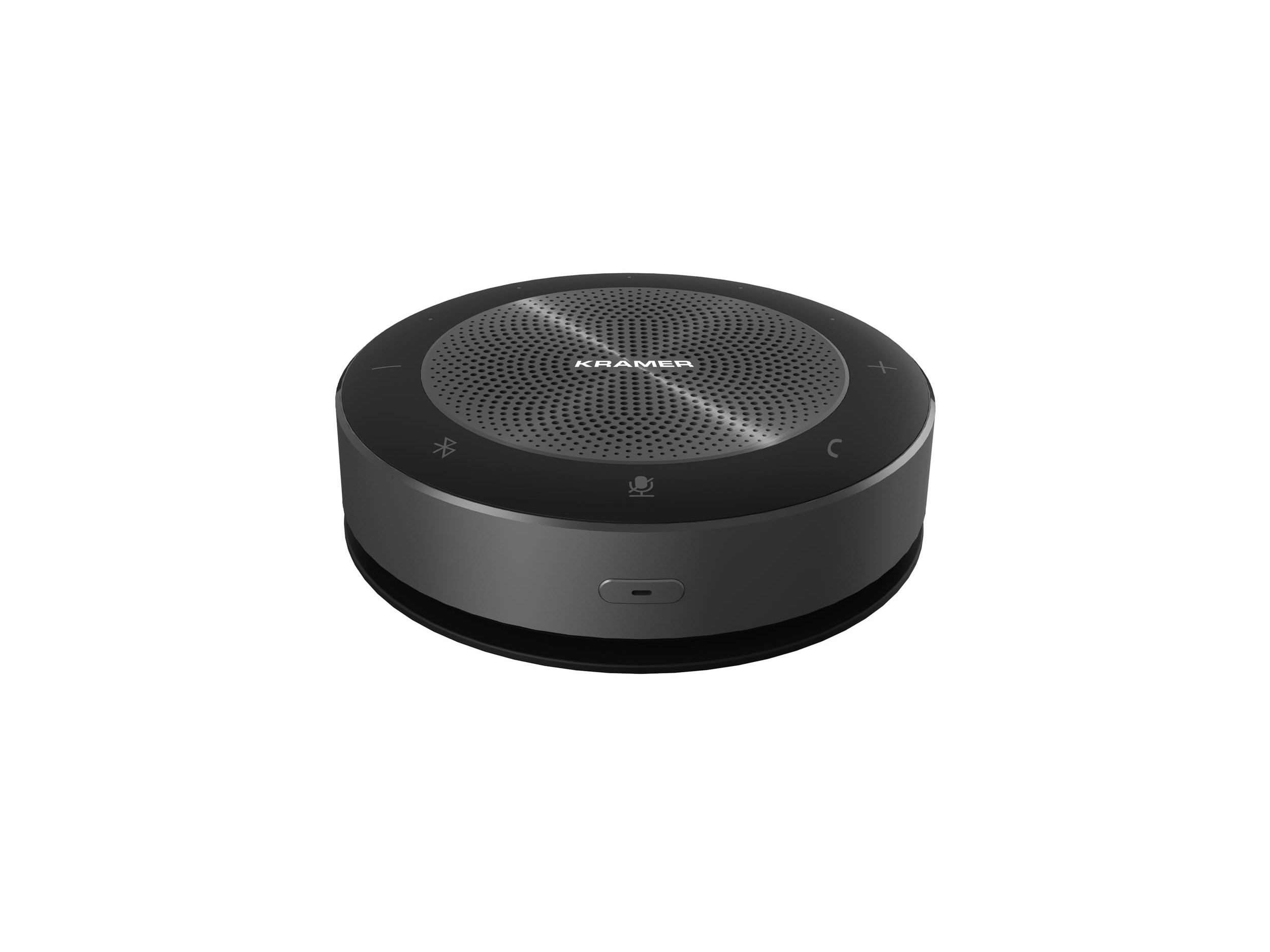 Kramer K-SPEAK Omni-directional Speaker Phone/6 Microphone Array/Bluetooth/USB/Aux Connectivity and Wireless Charging