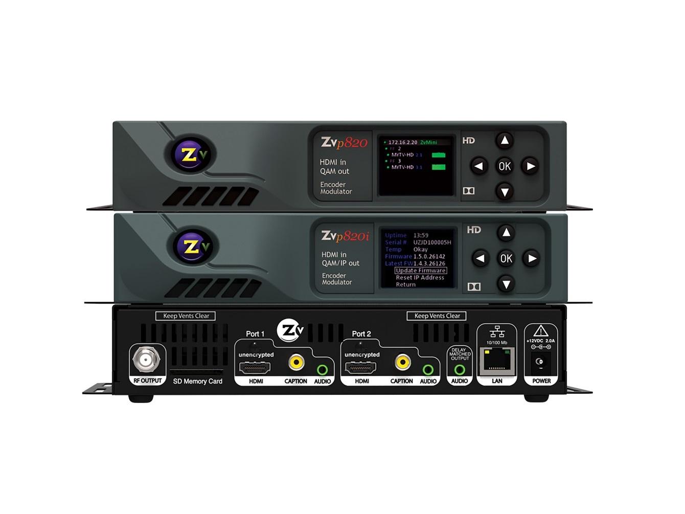 ZeeVee ZvPro820i-NA 2-Ch HD Video QAM Modulator over COAX 1080p
