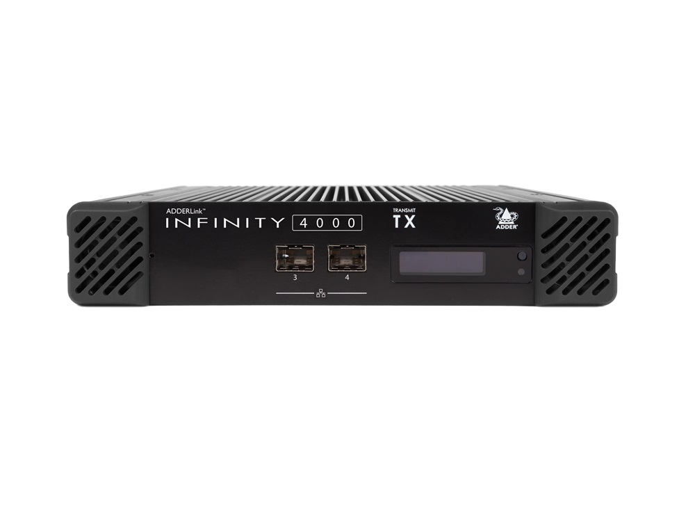Adder ALIF4001T-US ADDERLink INFINITY Dual Head 4K 10GbE Transmitter