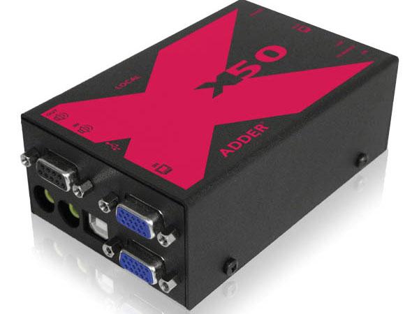 Adder X50-MS2-US AdderLink VGA Multiscreen with Audio/USB Extender up to 150ft - Image 3