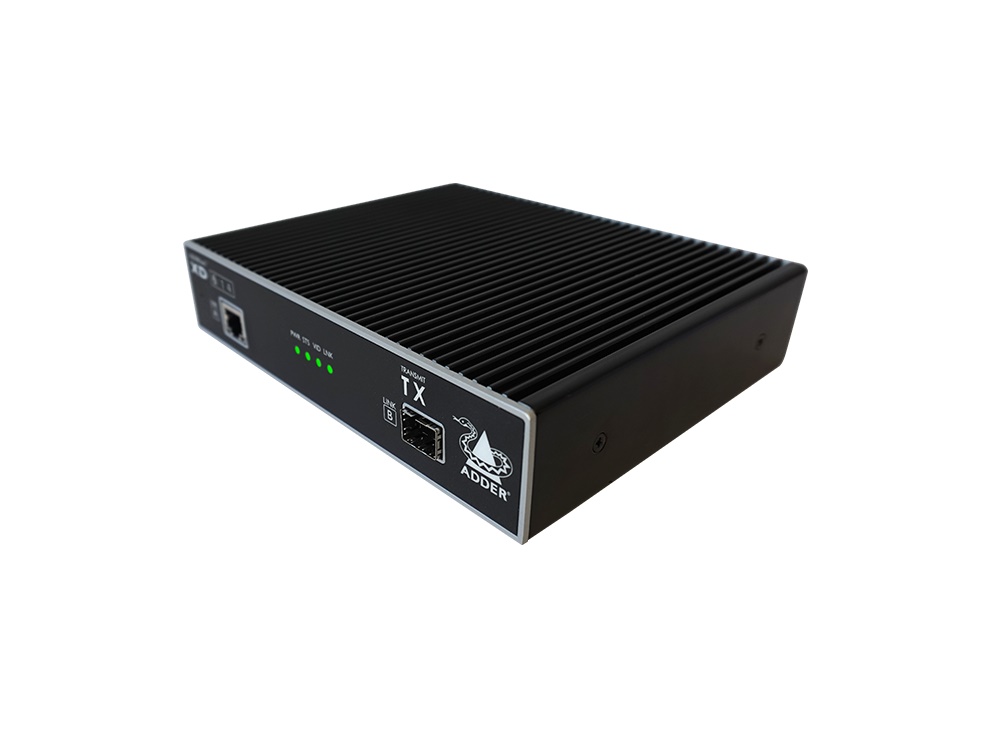 Adder XD614P-DP-US High-Resolution Quad-Head KVM Extender (High Definition Video/USB2.0/Audio)