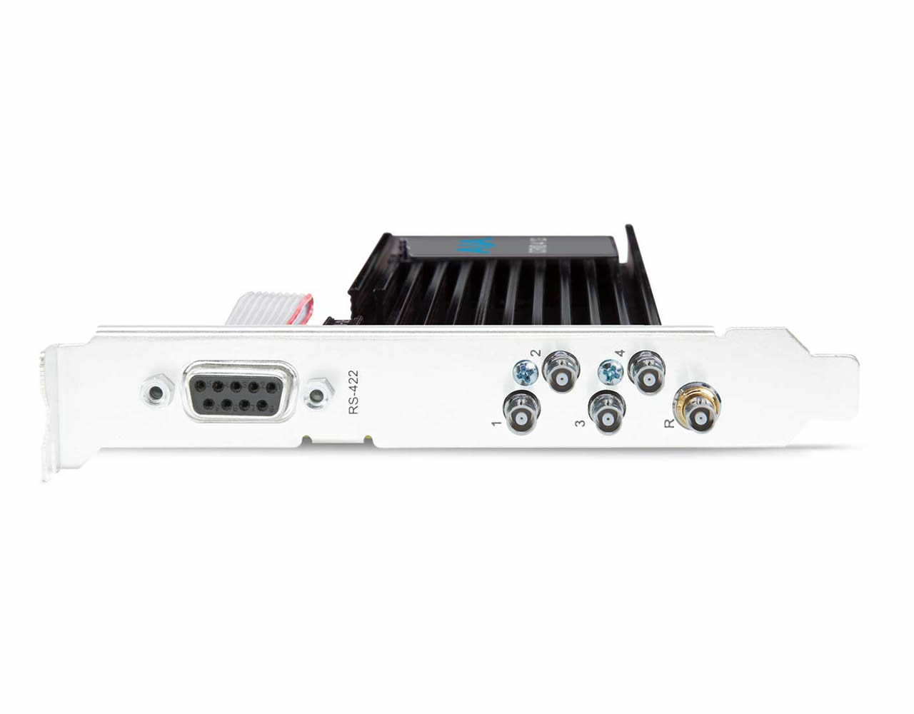 AJA CRV44-12G-R0-01 12G-SDI PCIe 3.0 x4 Ch I/O Card - Short Bracket w/ Fan - Active Cooling - with HDBNC Cables