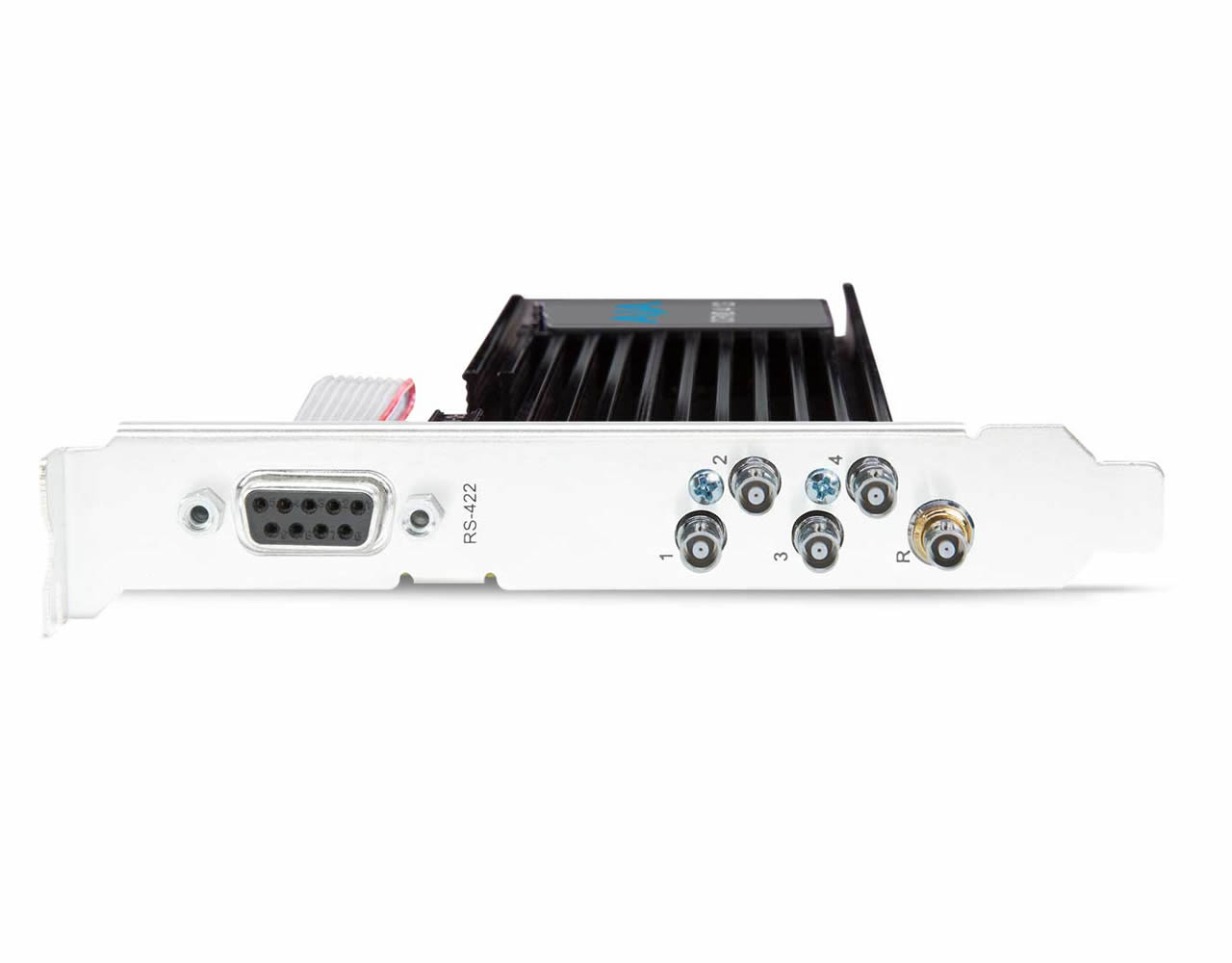 AJA CRV44-12G-R0-13 8-Lane 12G-SDI PCIe 3.0 x 4 Ch I/O Card - Tall Bracket - Fanless Passive Cooling - HDBNC with Cables