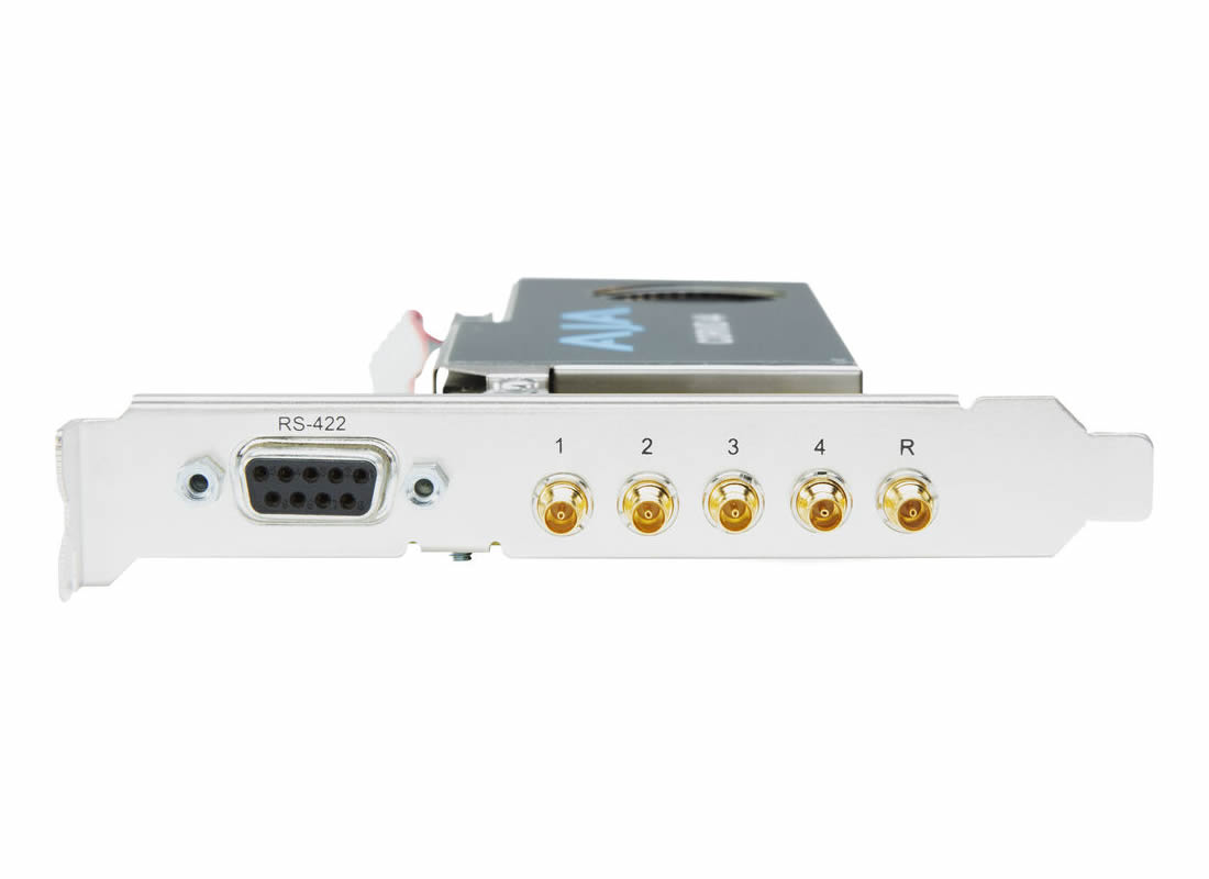 AJA CRV44-T-R0 BNC Flexible Multi-Format I/O Card with Fan (Version 2, Tall Bracket, Cables Included) - Image 2
