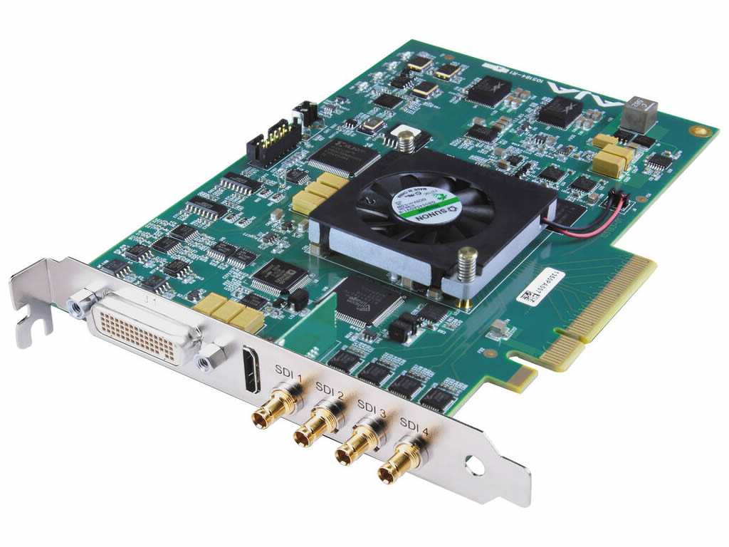AJA KONA-4-R0 4K/2K/3G/Dual Link/HD/SD I/O, 10-bit PCIe Card, HDMI Output with HFR Support