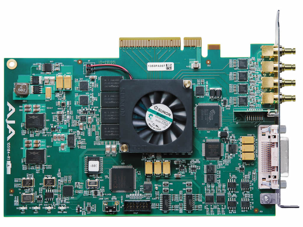AJA KONA-4-R0 4K/2K/3G/Dual Link/HD/SD I/O, 10-bit PCIe Card, HDMI Output with HFR Support - Image 2
