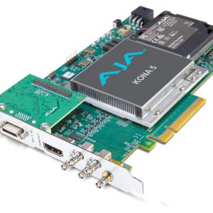 AJA KONA-5-R0-S02 12G-SDI I/O / HDMI 2.0 Output / 10-bit 4K60 HFR / PCIe 8-lane