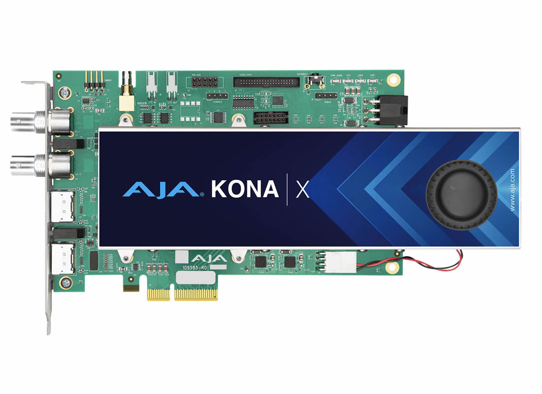 AJA KONA-X-R0 12G-SDI and HDMI 2.0 Ultralow-Latency PCIe Card - Image 2