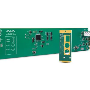 AJA OG-FIDO-2R-MM 2-Channel Multi-Mode LC Fiber to 3G-SDI Receiver / DashBoard Support / Hot-Swap