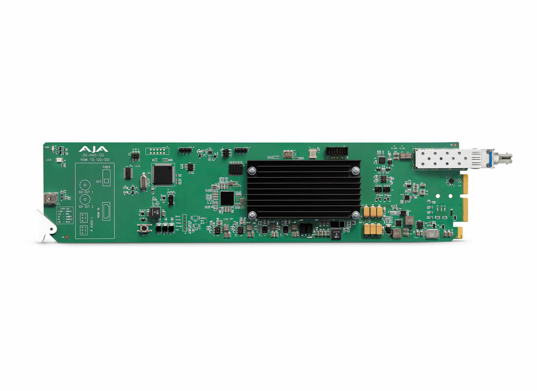 AJA OG-HA5-12G-T HDMI 2.0 to 12G-SDI conversion, with LC fiber transmitter - Image 3