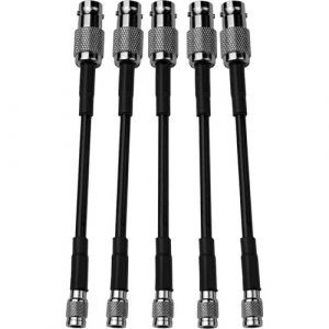 AJA DIN-BNC-CBL-5 Pack of 5 DIN 1.0/2.3 Pigtails for KONA 4, Corvid 44, Corvid 88, HDR Image Analyzer