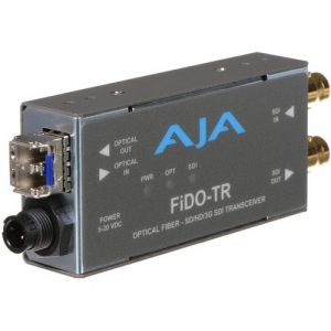 AJA FIDO-TR-R0 1-Channel 3G-SDI / Single-Mode LC Fiber Transceiver / 10 km 32808 ft Range