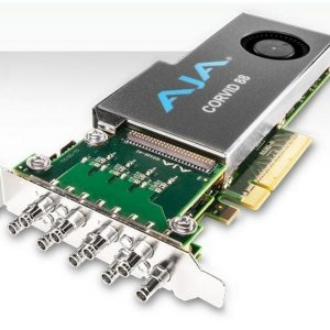AJA CRV88-9-S-R0 2 Gen PCIE 8 channel I/O card/4K capable/short PCIe bracket/Cables included