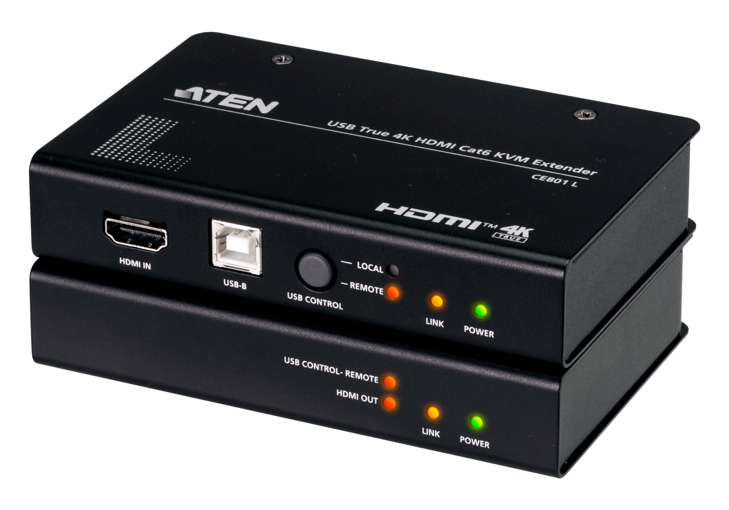 Aten CE801 USB True 4K HDMI Cat 6 KVM Extender (4K @ 70 m / FHD @ 100 m)