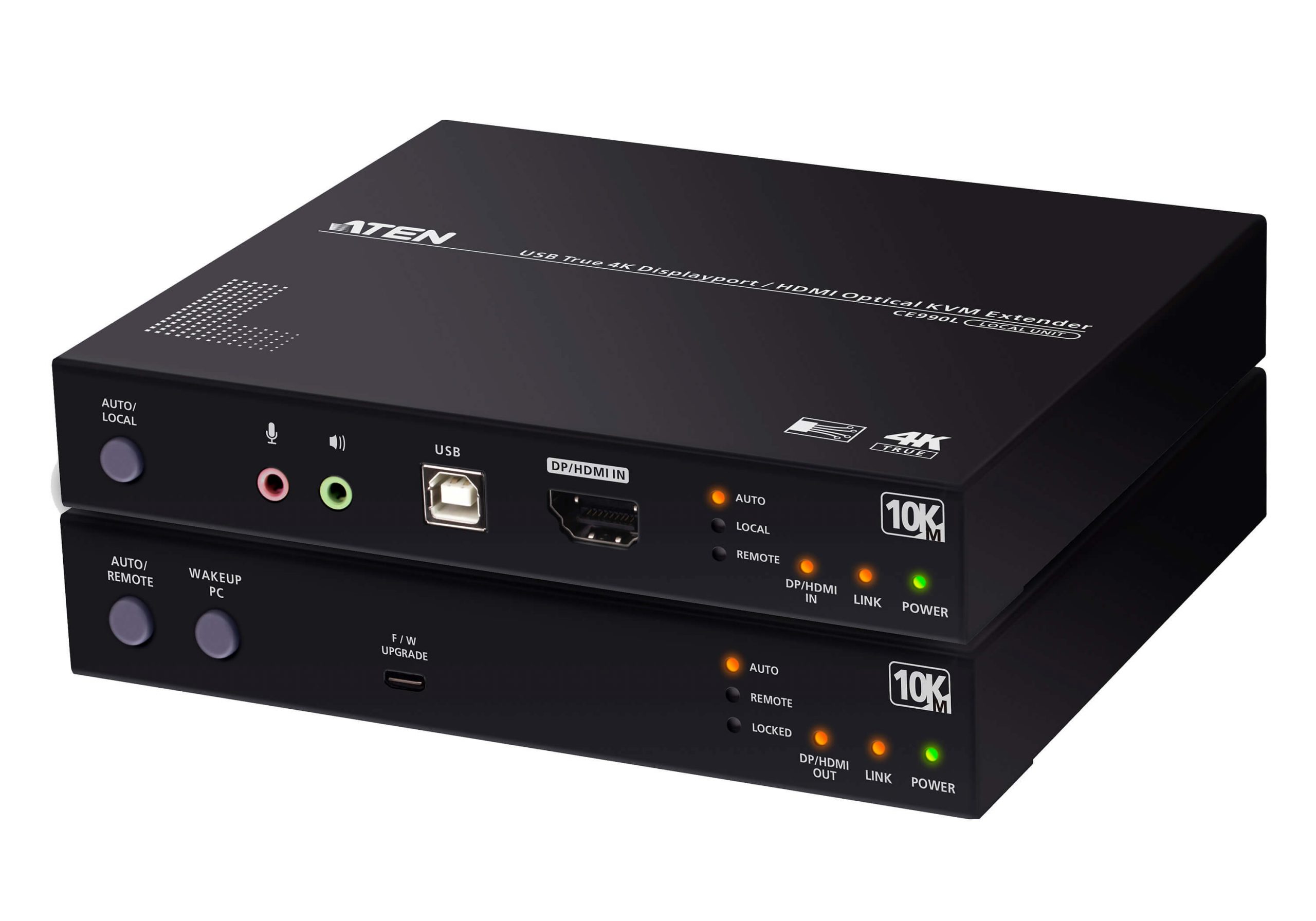 Aten CE990 USB True 4K DisplayPort/HDMI Optical KVM Extender (True 4K @ 10 km)