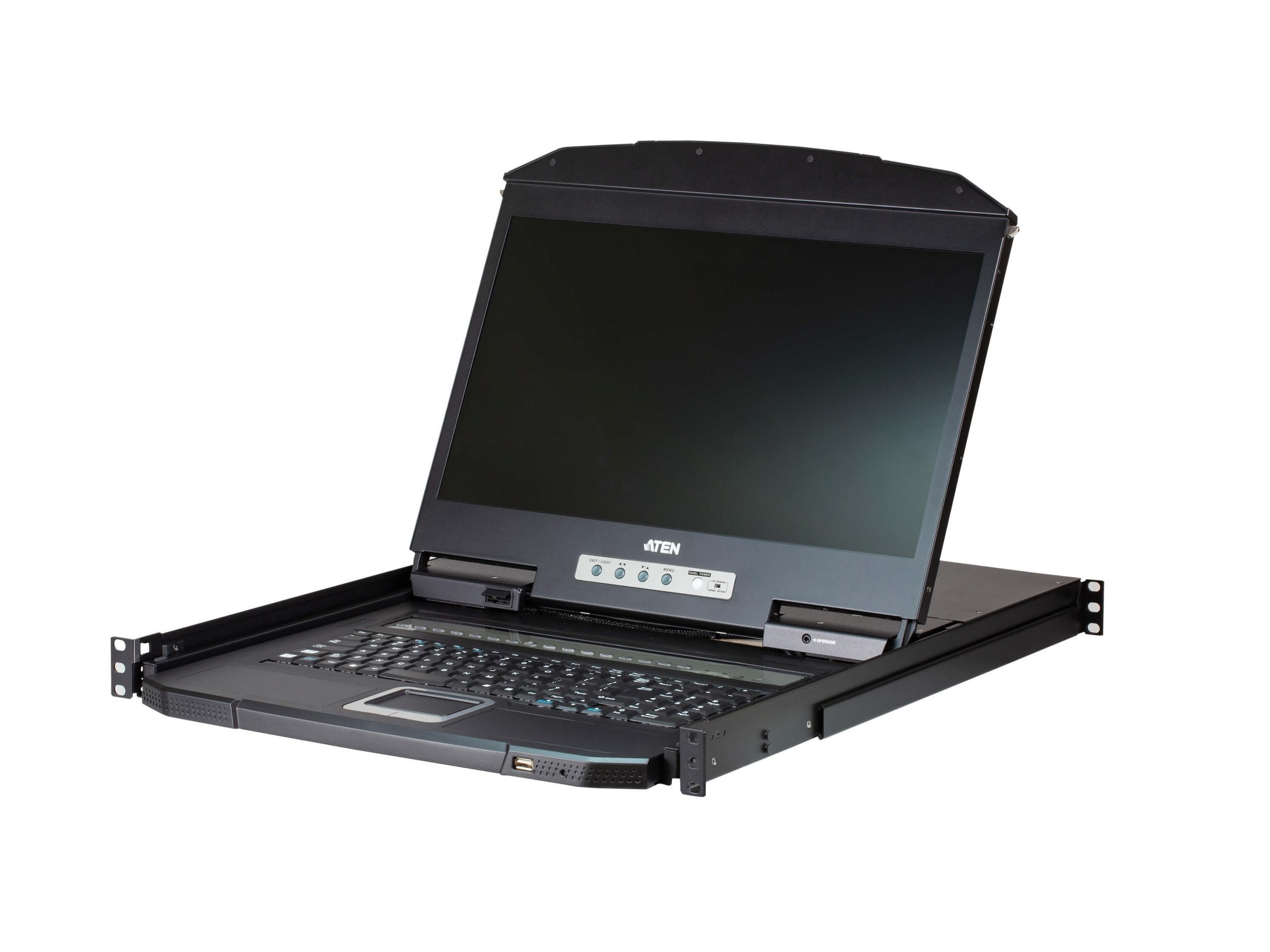 Aten CL3116NX 16-Port PS/2-USB VGA Single Rail WideScreen LCD KVM Switch