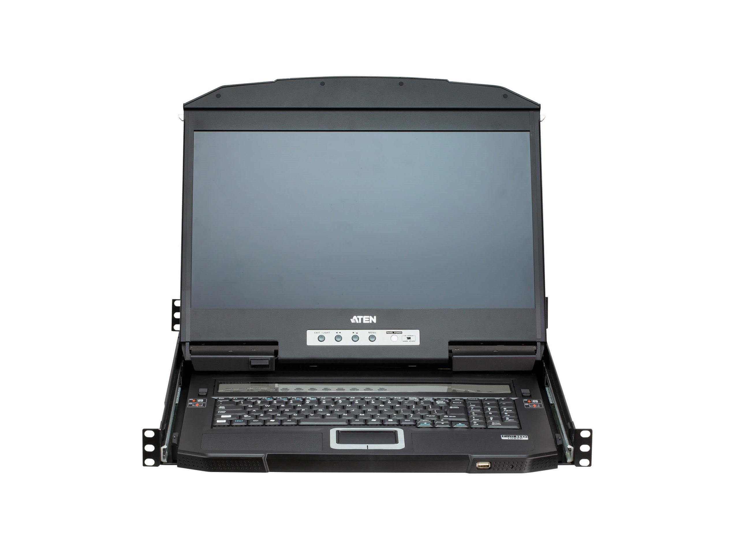 Aten CL3884NW 4-Port USB HDMI Multi-View Dual Rail WideScreen LCD KVM Switch - Image 3