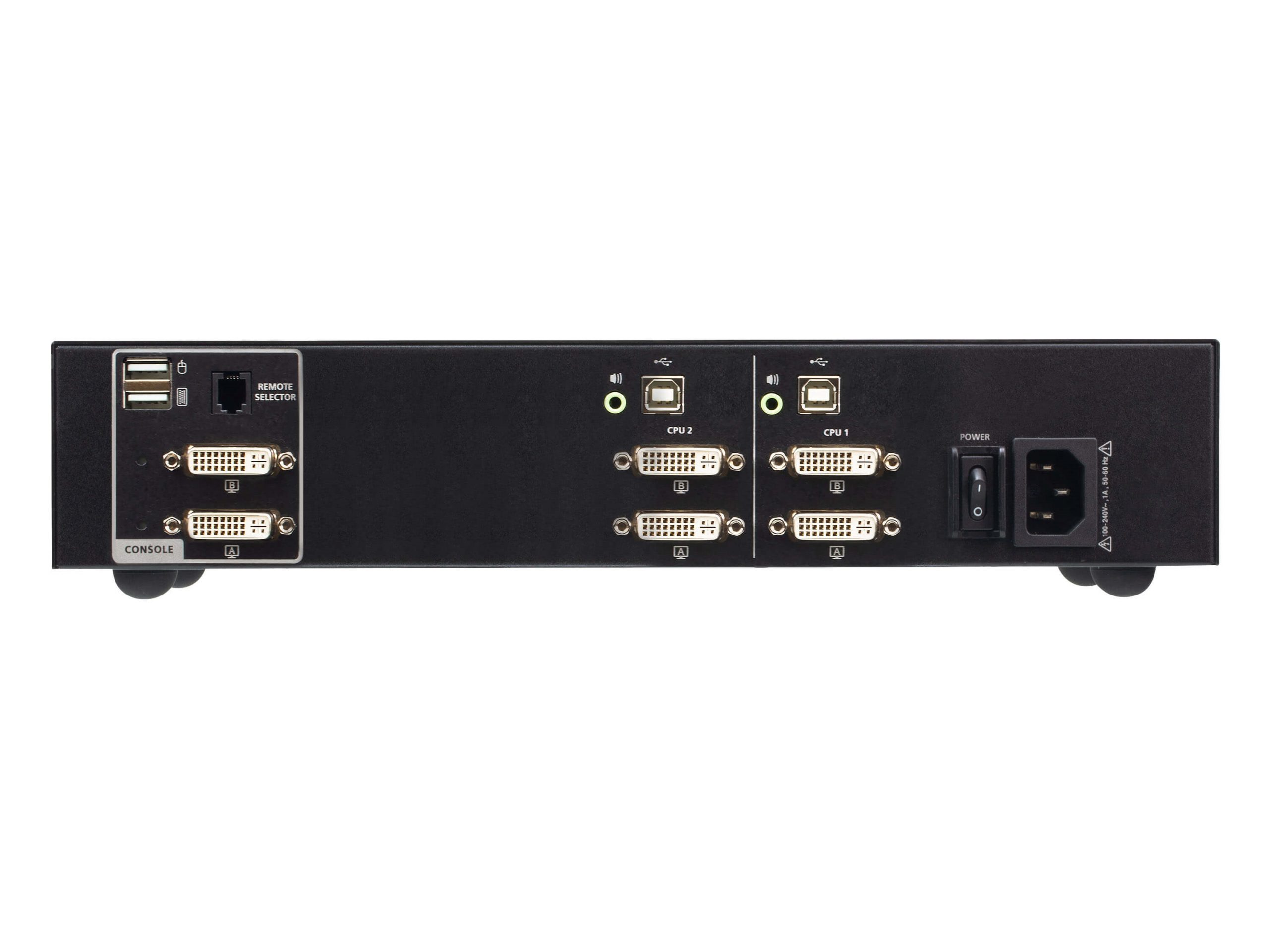 Aten CS1142D4 2-Port USB DVI Dual Display Secure KVM Switch (PSD PP v4.0 Compliant) - Image 2
