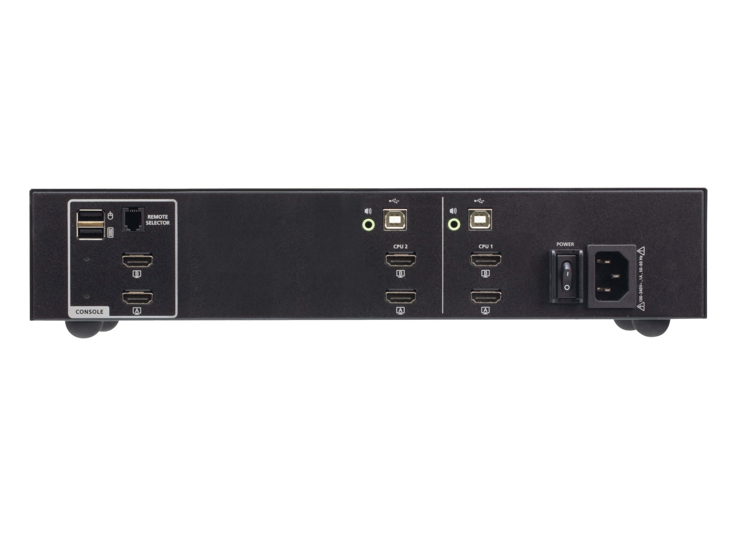 Aten CS1142H4 2-Port USB HDMI Dual Display Secure KVM Switch (PSD PP v4.0 Compliant) - Image 2