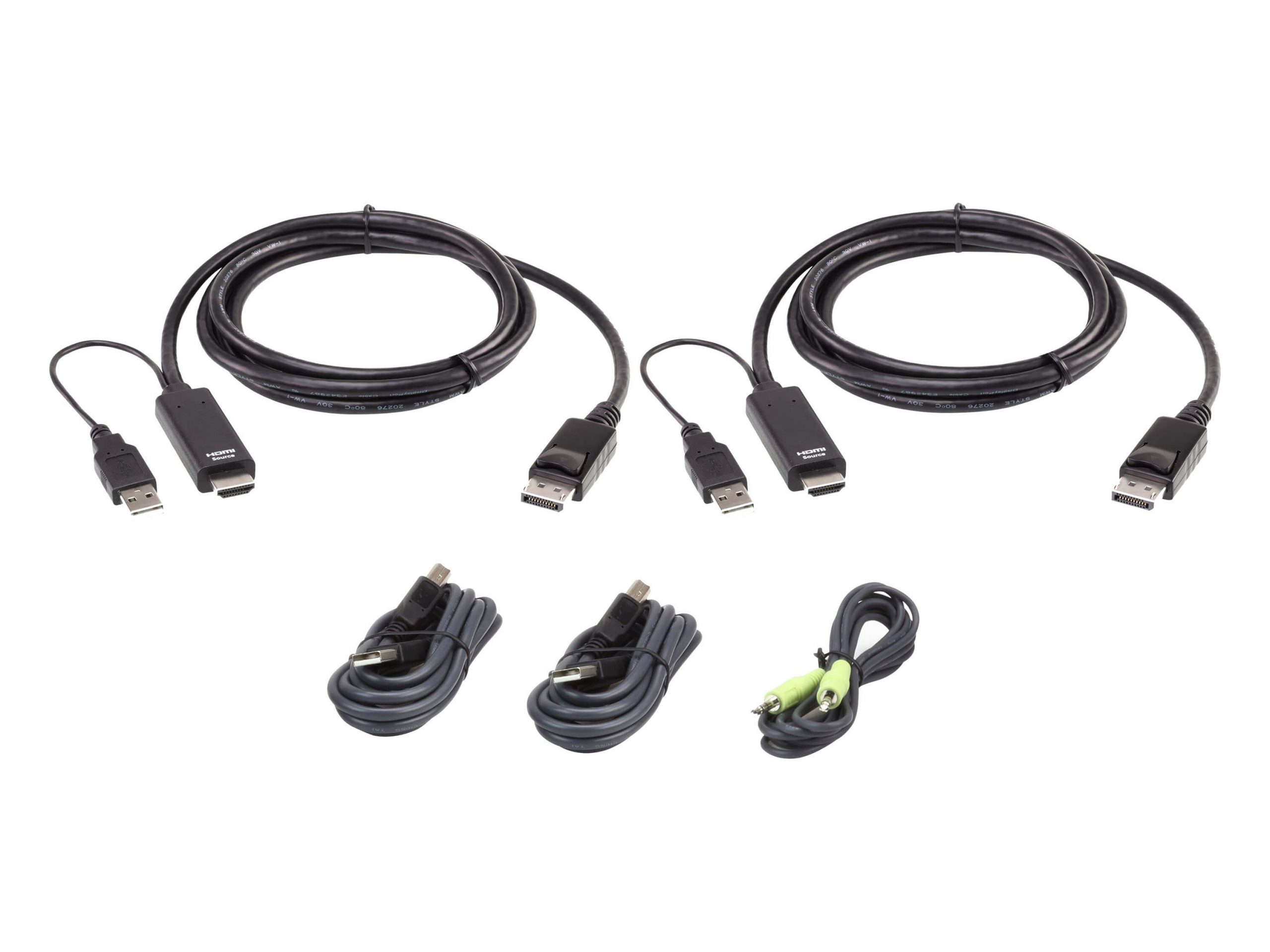 Aten CS1144DP4CUN 4-Port USB DisplayPort/HDMI Dual Display Universal Secure KVM Switch Kit with CAC (PSD PP v4.0 Compliant) - Image 4
