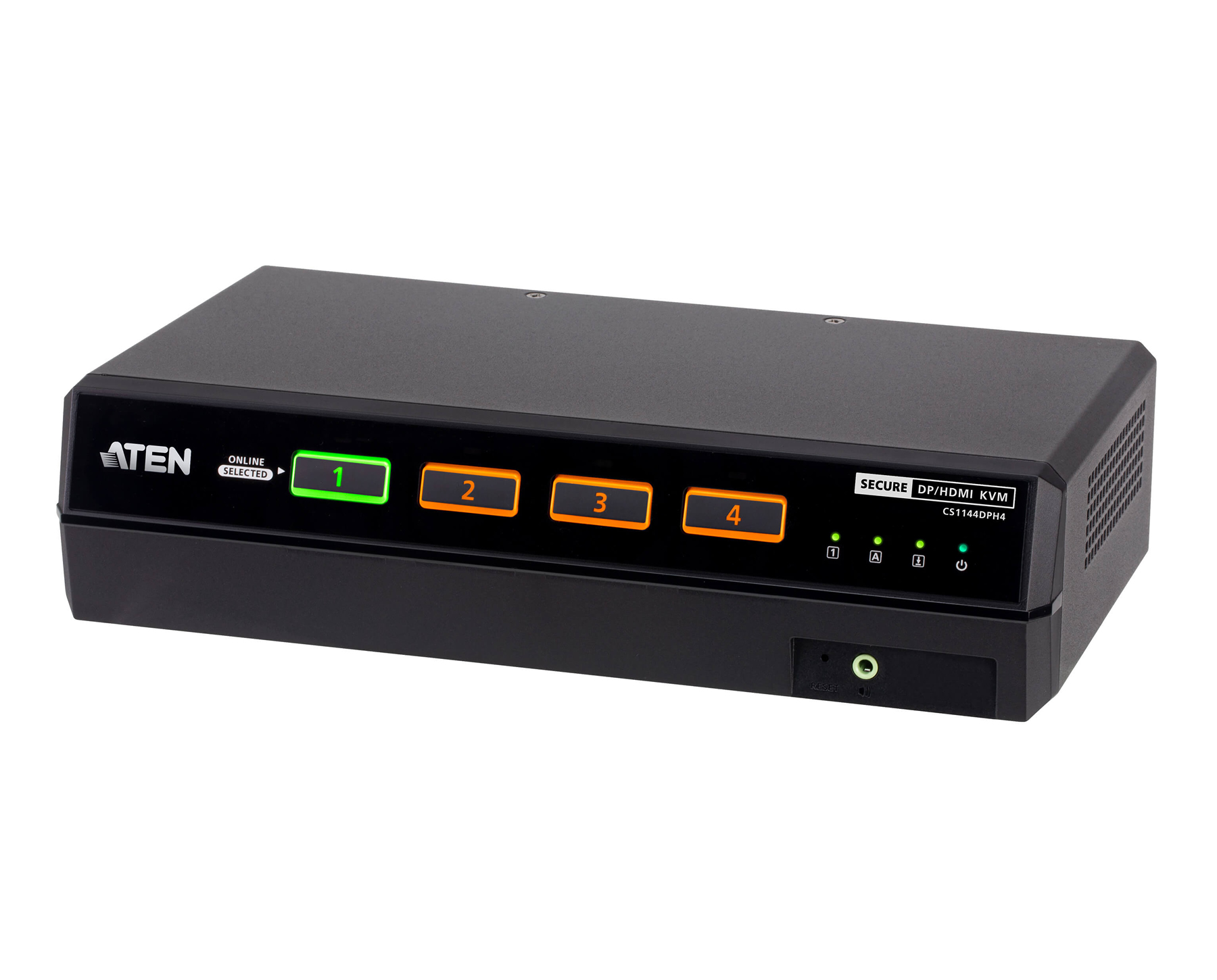 Aten CS1144DPH4 4-Port USB 5K DisplayPort/HDMI Dual Display Universal Secure KVM Switch