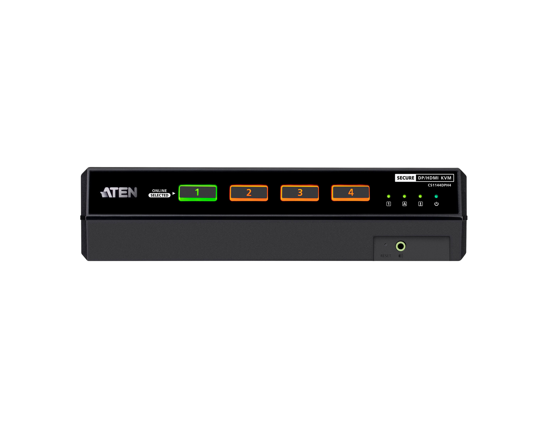 Aten CS1144DPH4 4-Port USB 5K DisplayPort/HDMI Dual Display Universal Secure KVM Switch - Image 2