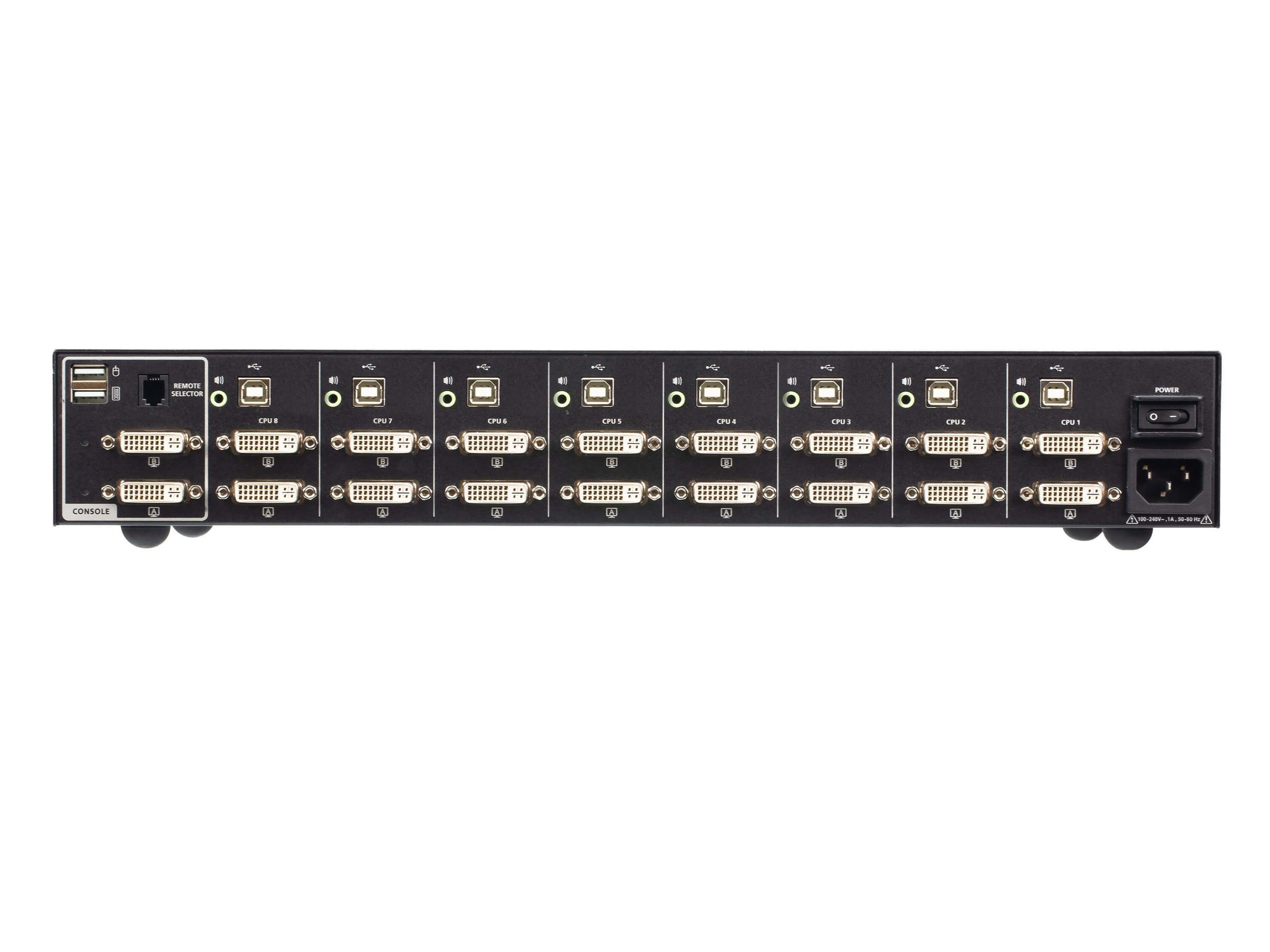 Aten CS1148D4 8-Port USB DVI Dual Display Secure KVM Switch (PSD PP v4.0 Compliant) - Image 2