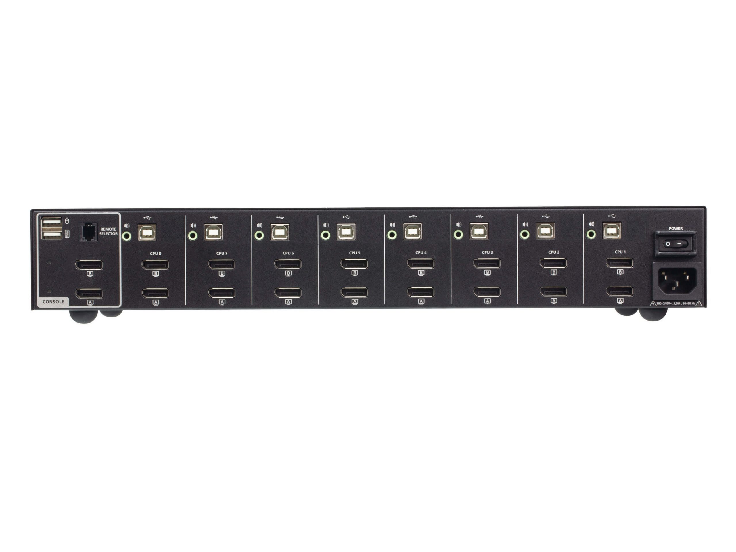 Aten CS1148DP4 8-Port USB DisplayPort Dual Display Secure KVM Switch (PSD PP v4.0 Compliant) - Image 2