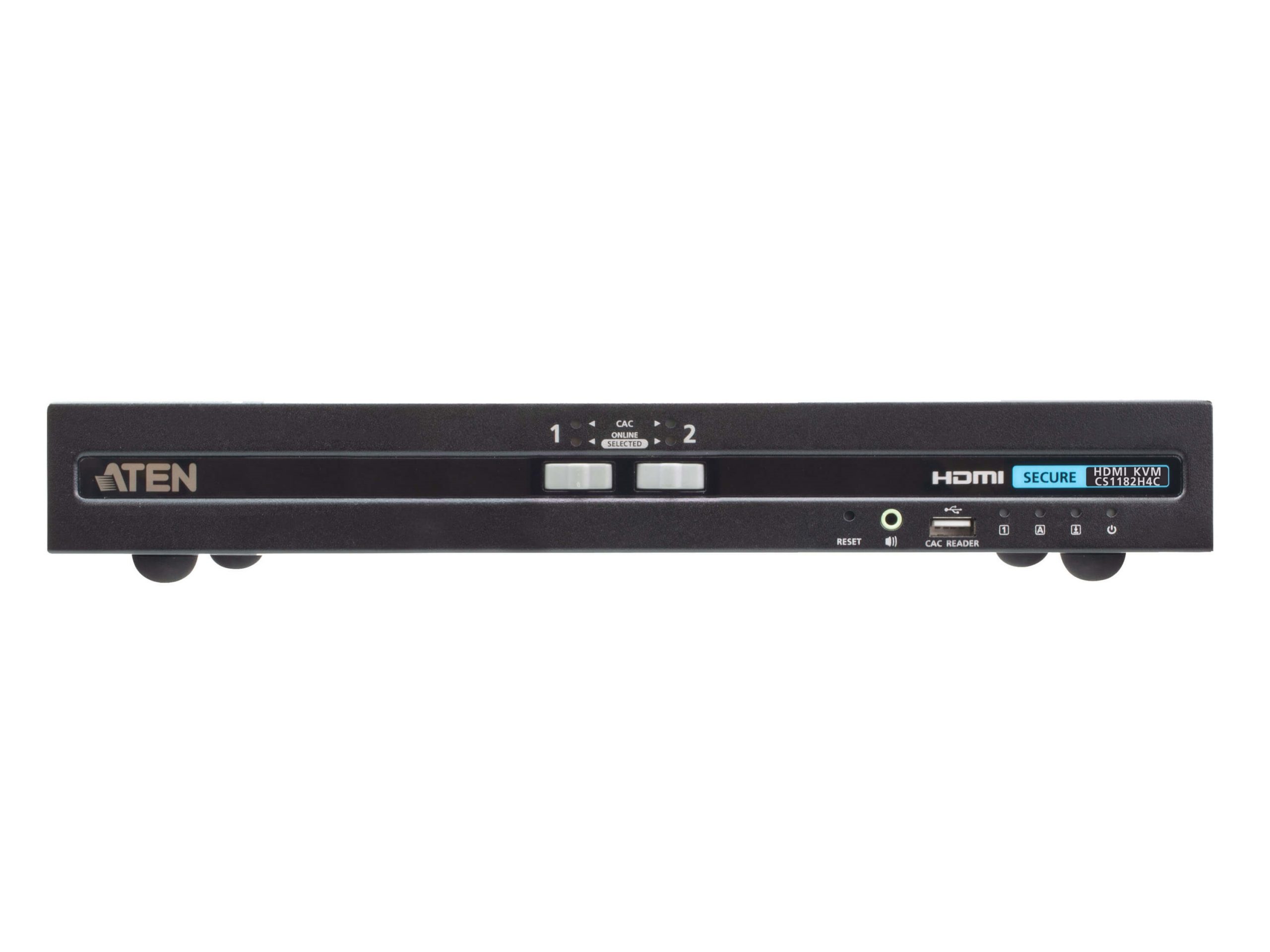 Aten CS1182H4C 2-Port USB HDMI Secure KVM Switch with CAC (PSD PP v4.0 Compliant)