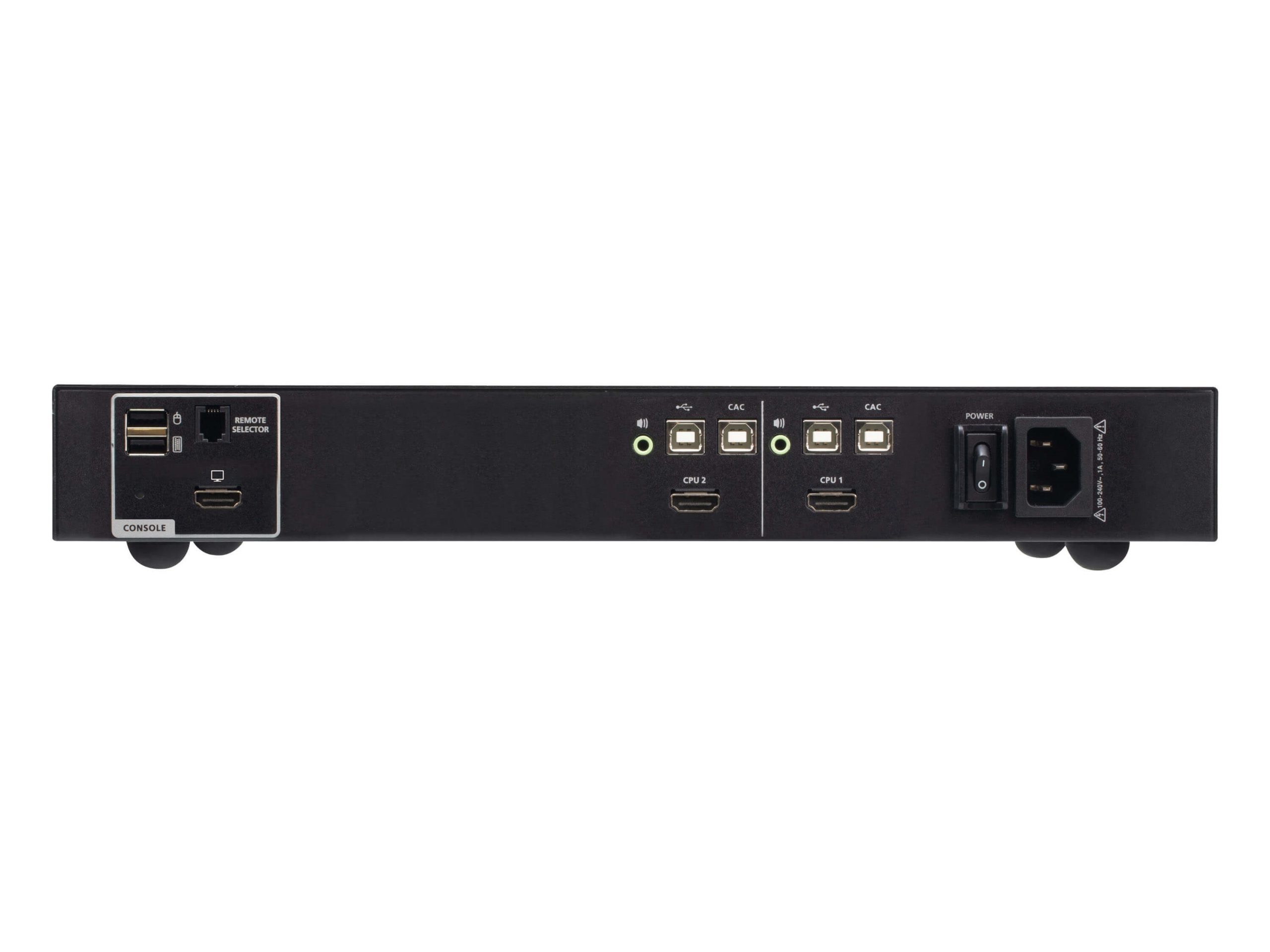 Aten CS1182H4C 2-Port USB HDMI Secure KVM Switch with CAC (PSD PP v4.0 Compliant) - Image 2