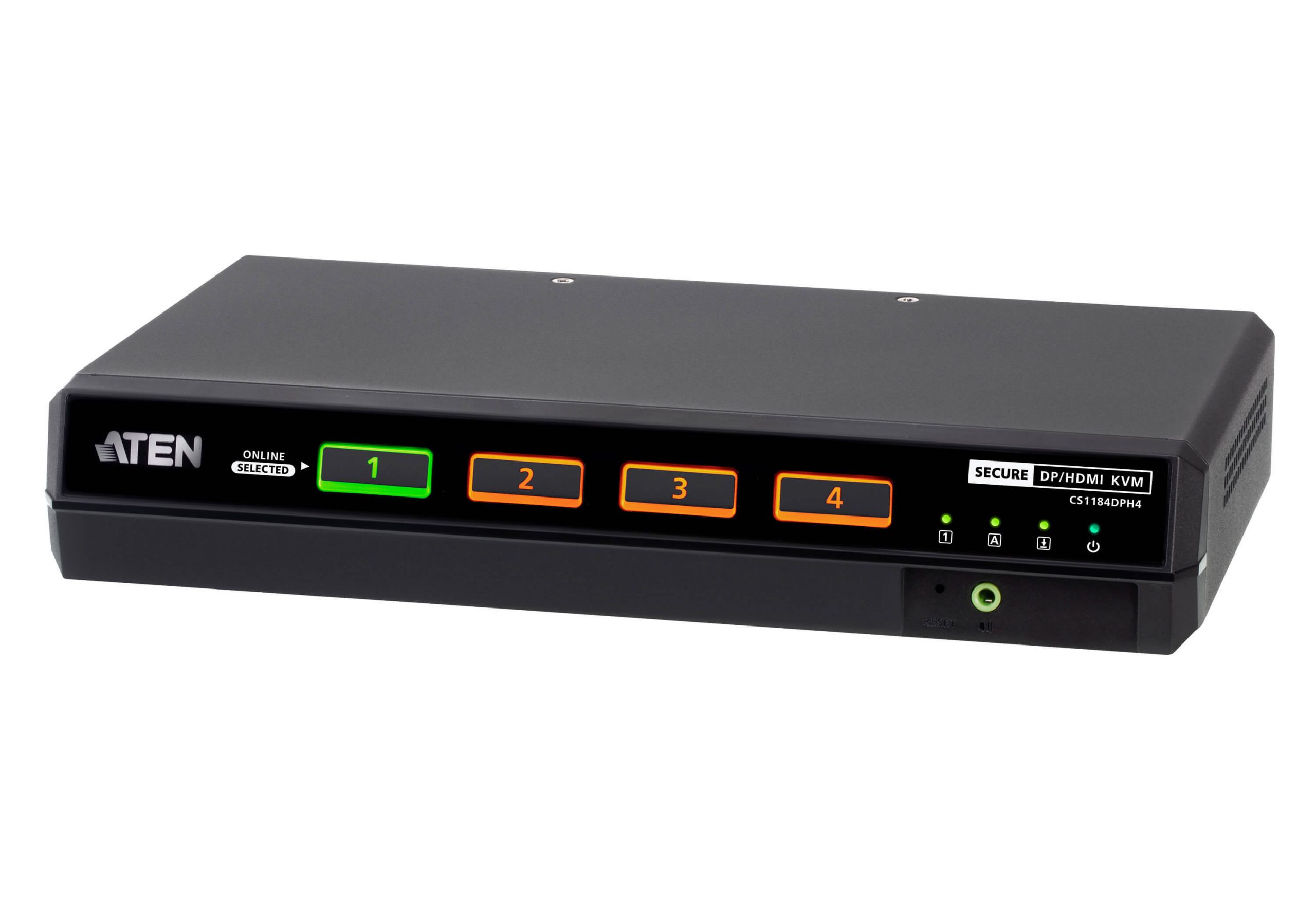 Aten CS1184DPH4 4-Port USB 5K DisplayPort/HDMI Universal Secure KVM Switch (PSD PP v4.0 Compliant)