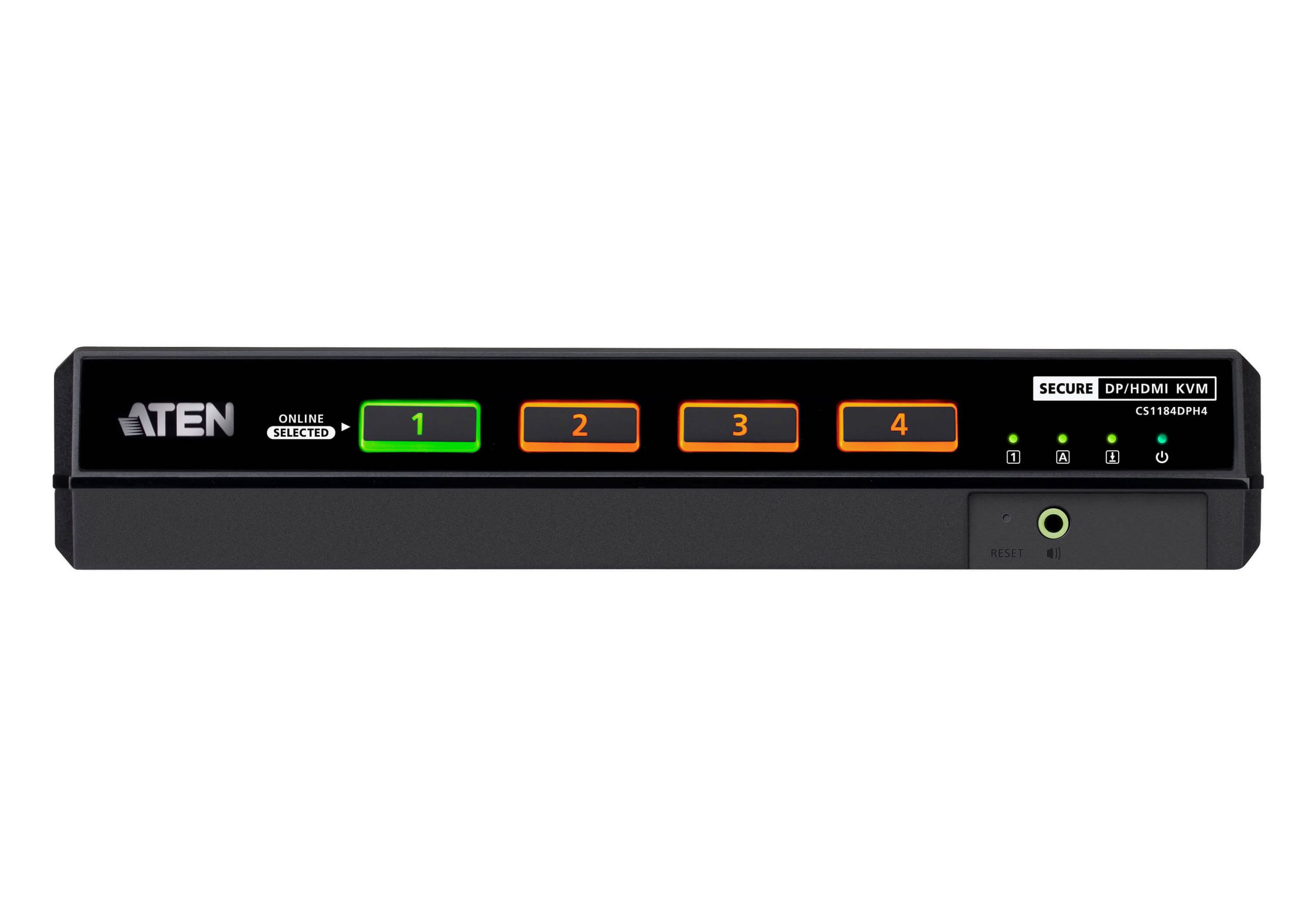 Aten CS1184DPH4 4-Port USB 5K DisplayPort/HDMI Universal Secure KVM Switch (PSD PP v4.0 Compliant) - Image 2