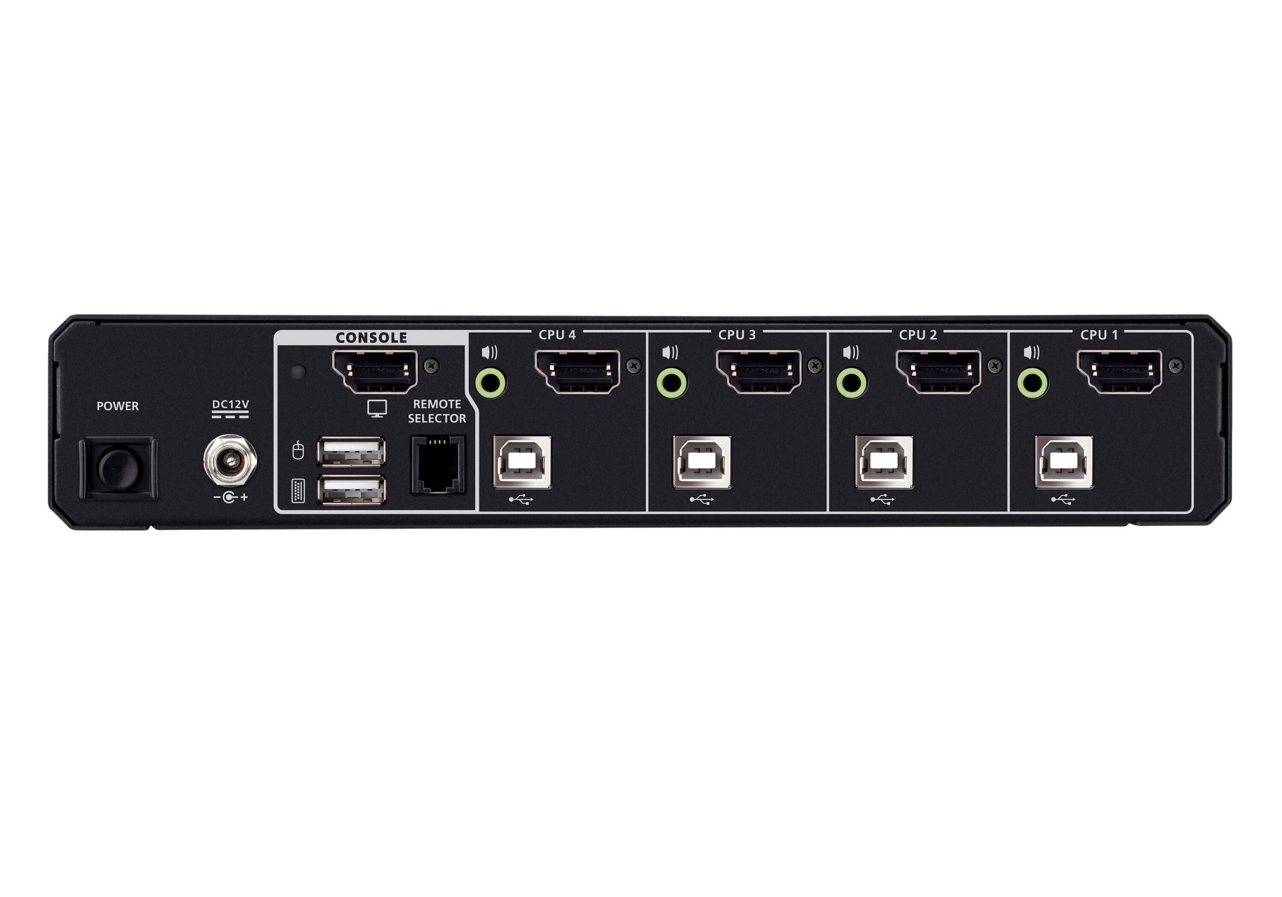 Aten CS1184DPH4 4-Port USB 5K DisplayPort/HDMI Universal Secure KVM Switch (PSD PP v4.0 Compliant) - Image 3