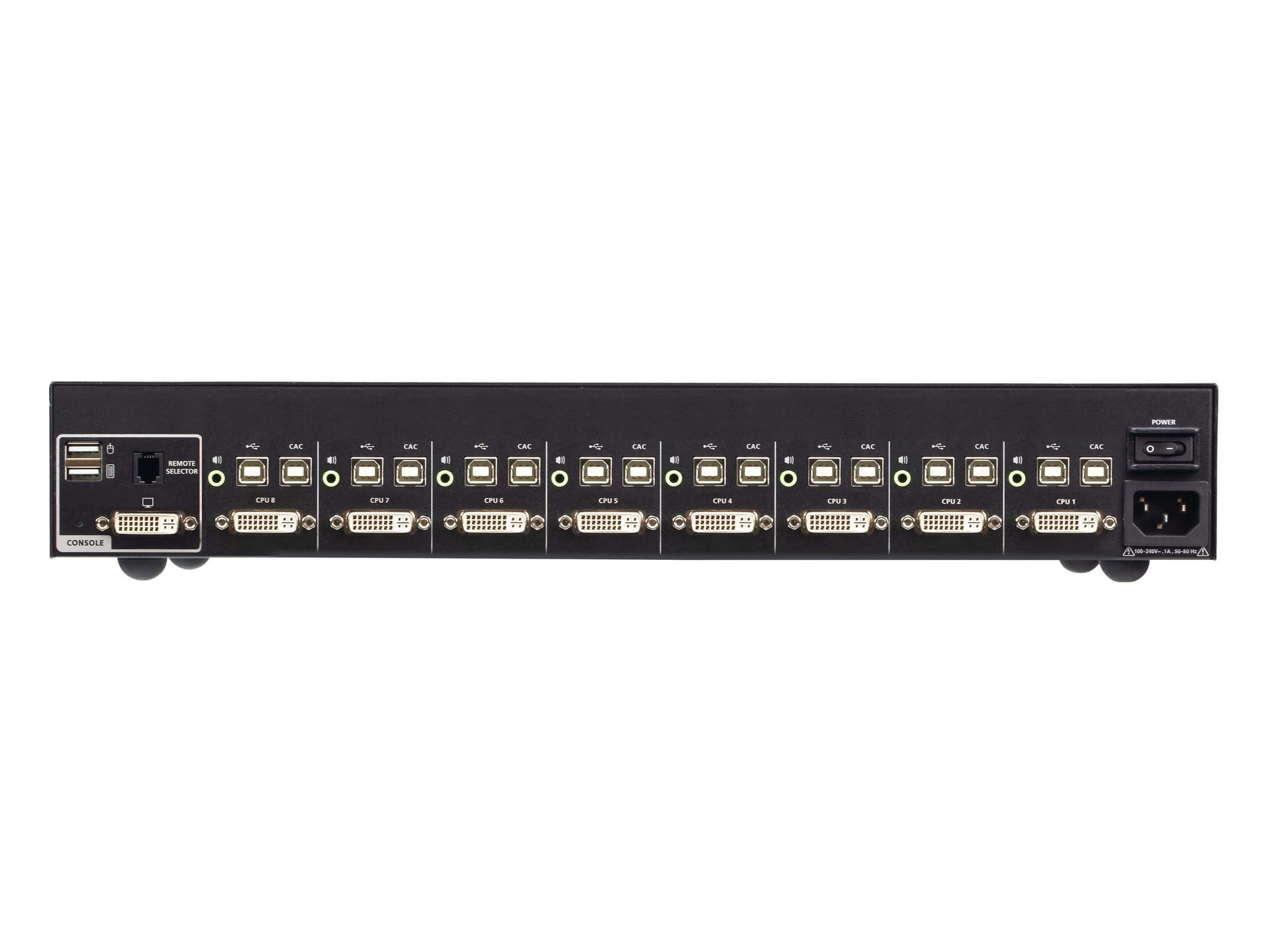 Aten CS1188D4C 8-Port USB DVI Secure KVM Switch with CAC (PSD PP v4.0 Compliant) - Image 2