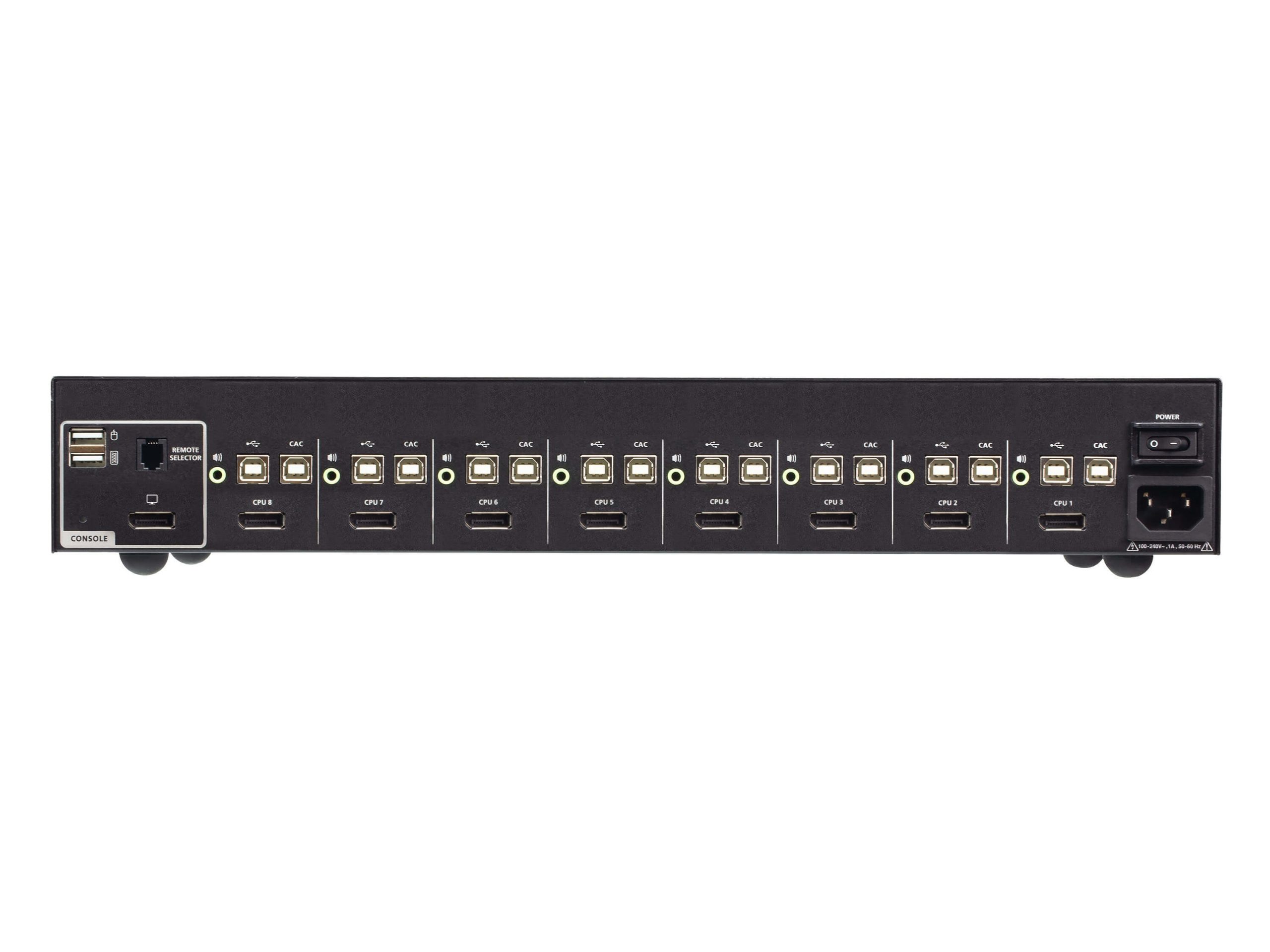 Aten CS1188DP4C 8-Port USB DisplayPort Secure KVM Switch with CAC (PSD PP v4.0 Compliant) - Image 2