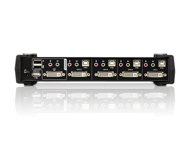 Aten CS1784A-RT 4-port Dual-Link DVI KVMP with USB 2.0 and 2.1 Audio Support - Image 3