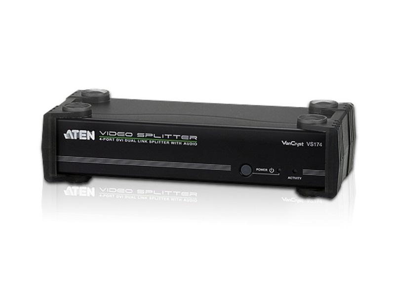 Aten VS174 4-Port DVI Dual Link/Audio Splitter - Image 2