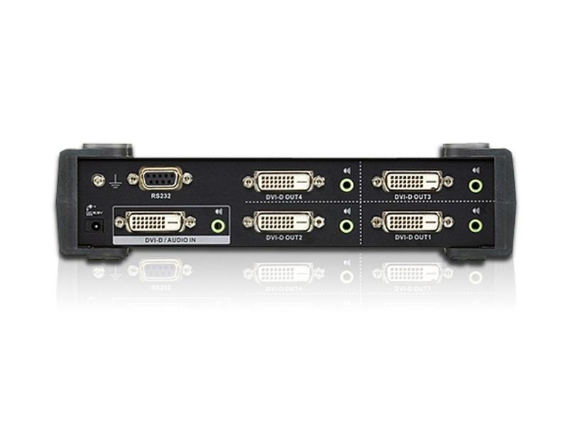 Aten VS174 4-Port DVI Dual Link/Audio Splitter - Image 3