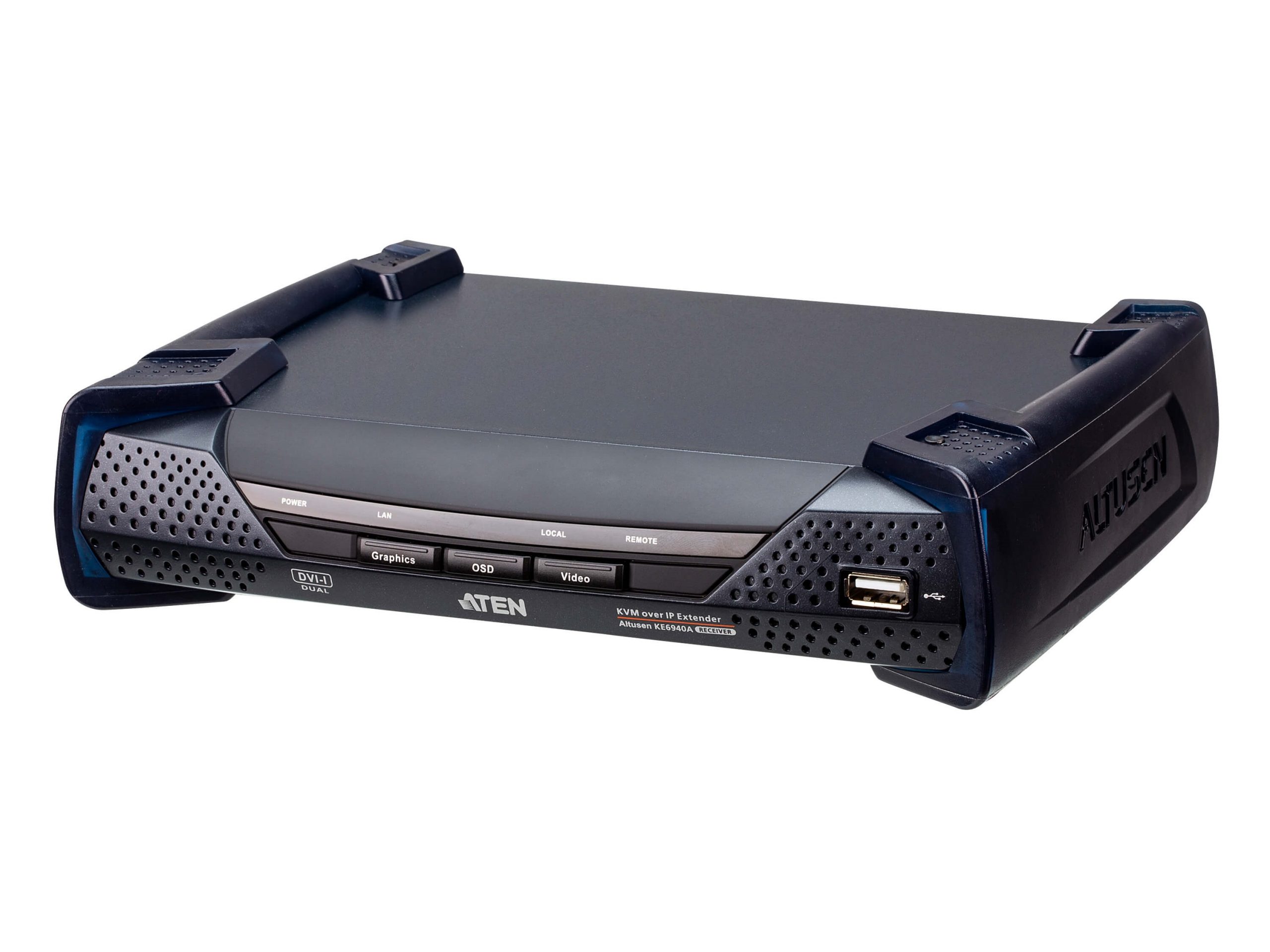 Aten KE6940AR DVI-I Dual Display KVM over IP Receiver