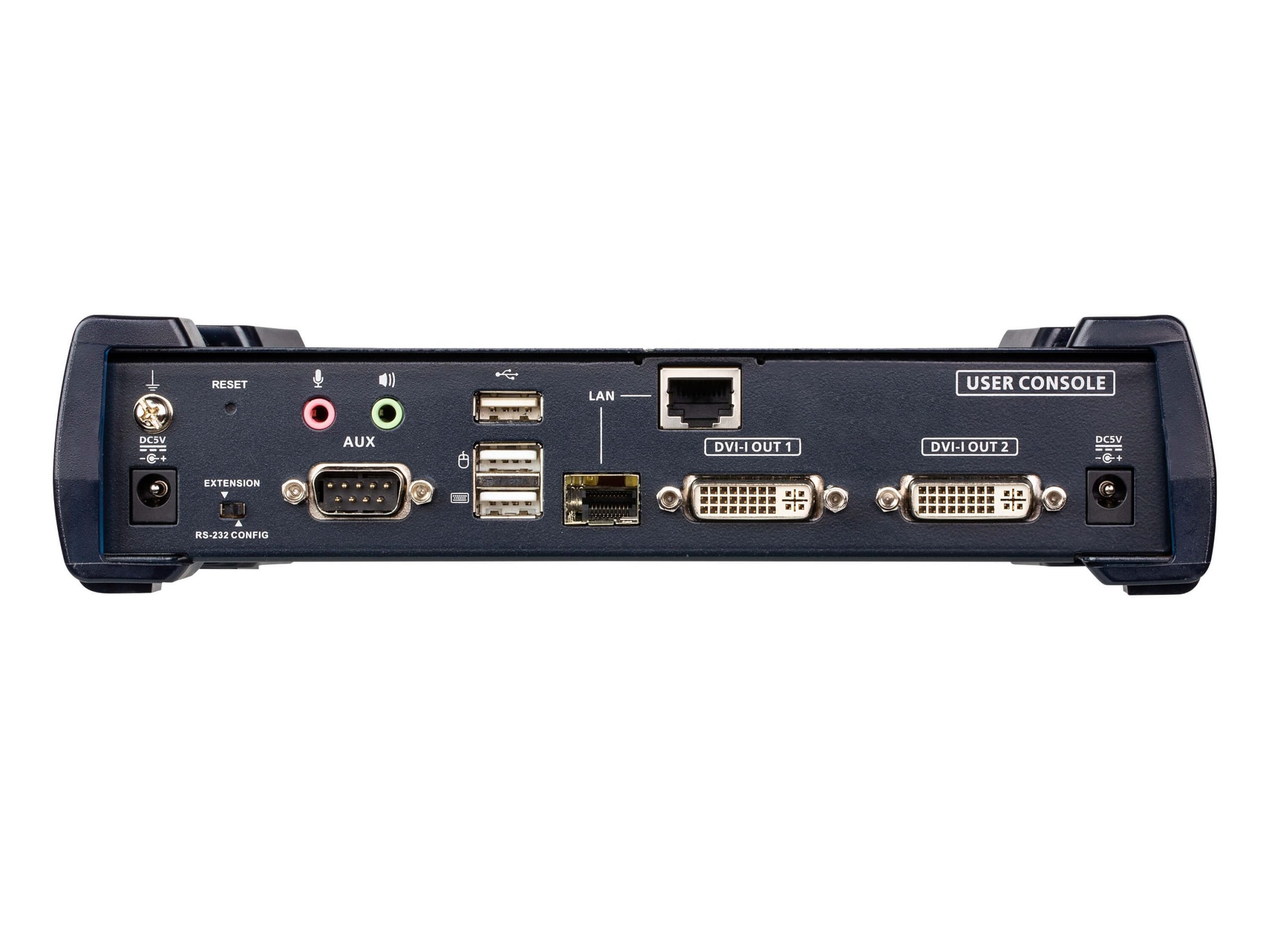 Aten KE6940AR DVI-I Dual Display KVM over IP Receiver - Image 3
