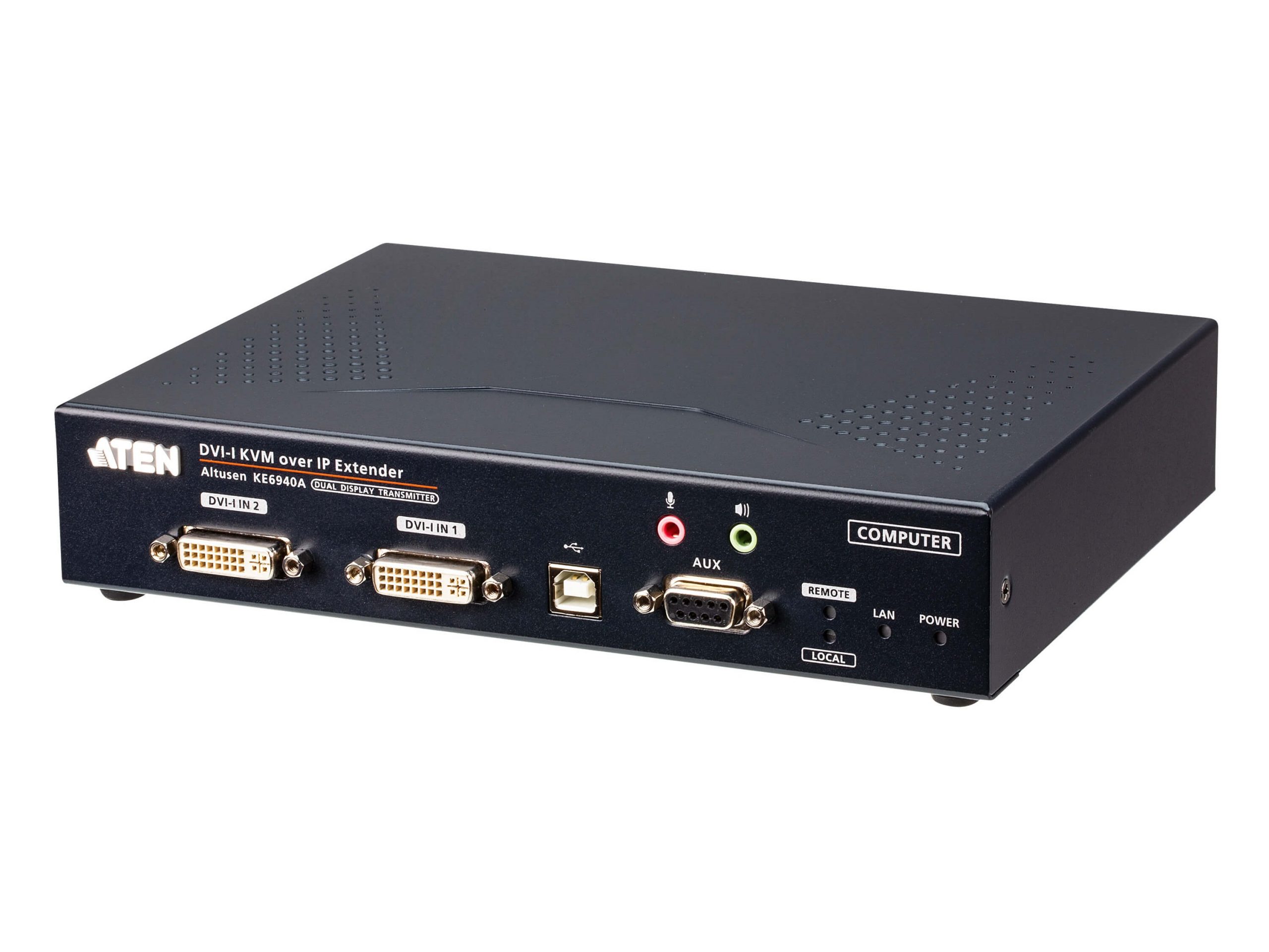 Aten KE6940AT DVI-I Dual Display KVM over IP Transmitter
