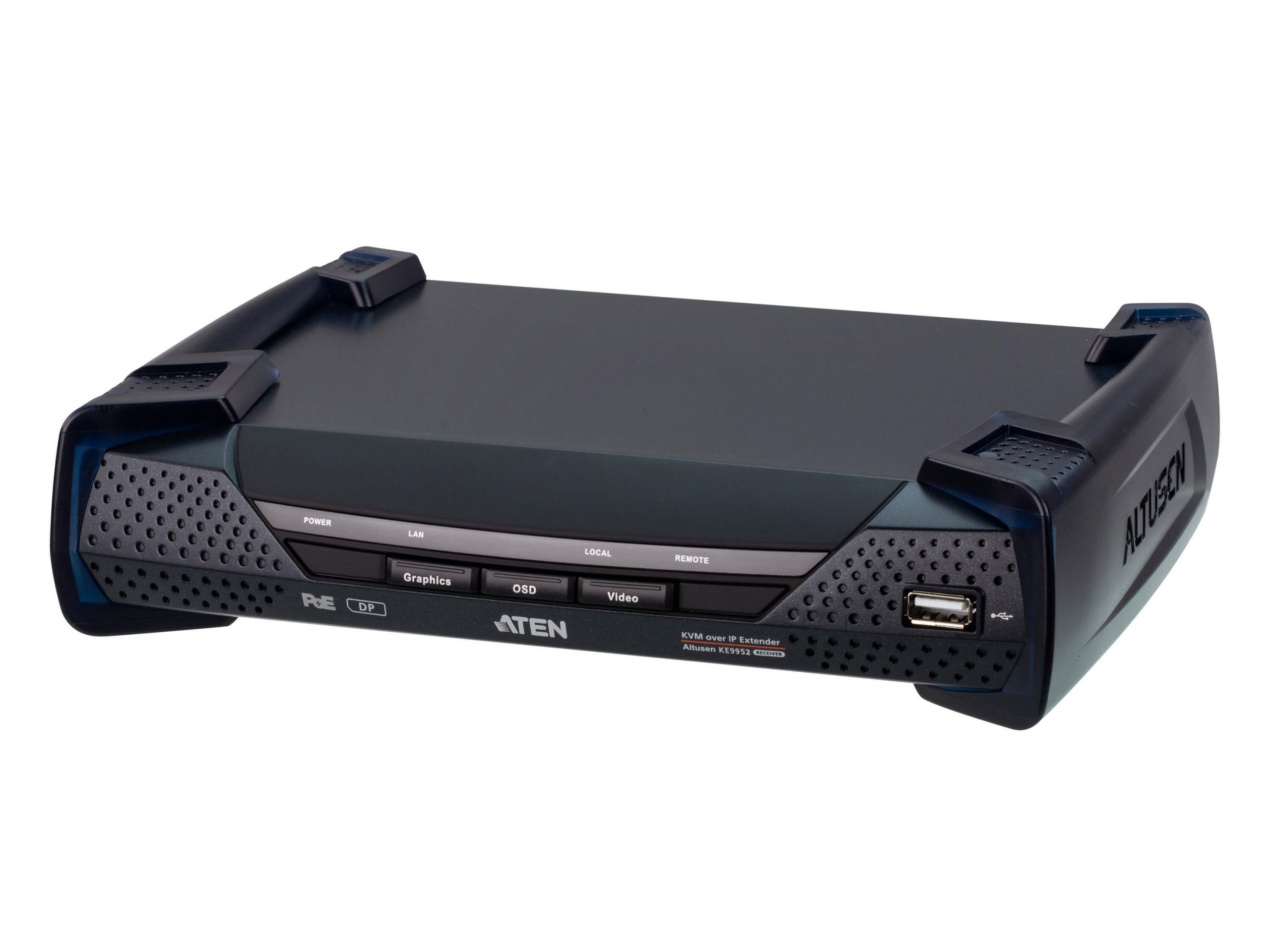 Aten KE9952R 4K DisplayPort Single Display KVM over IP Receiver with PoE