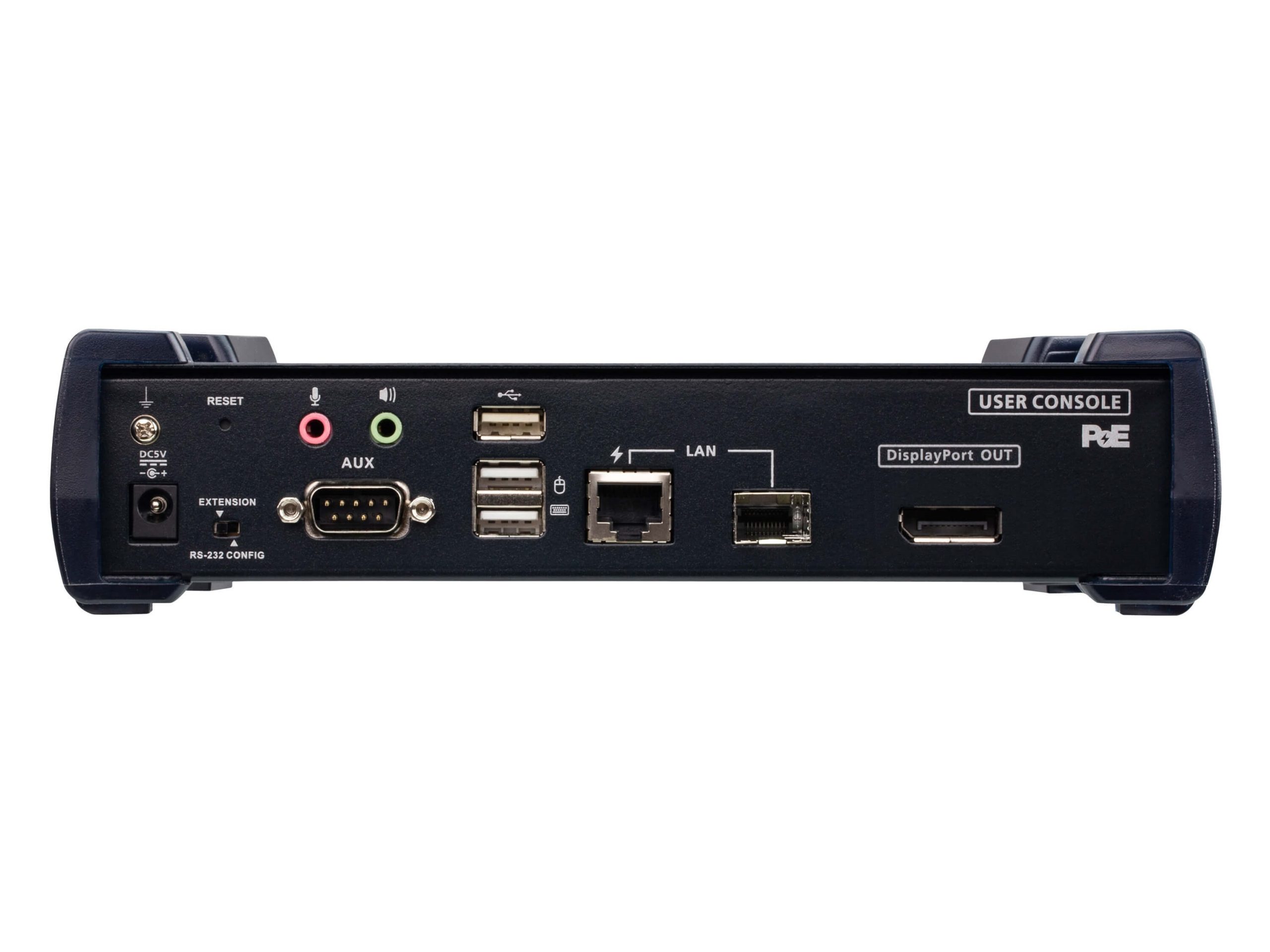 Aten KE9952R 4K DisplayPort Single Display KVM over IP Receiver with PoE - Image 2