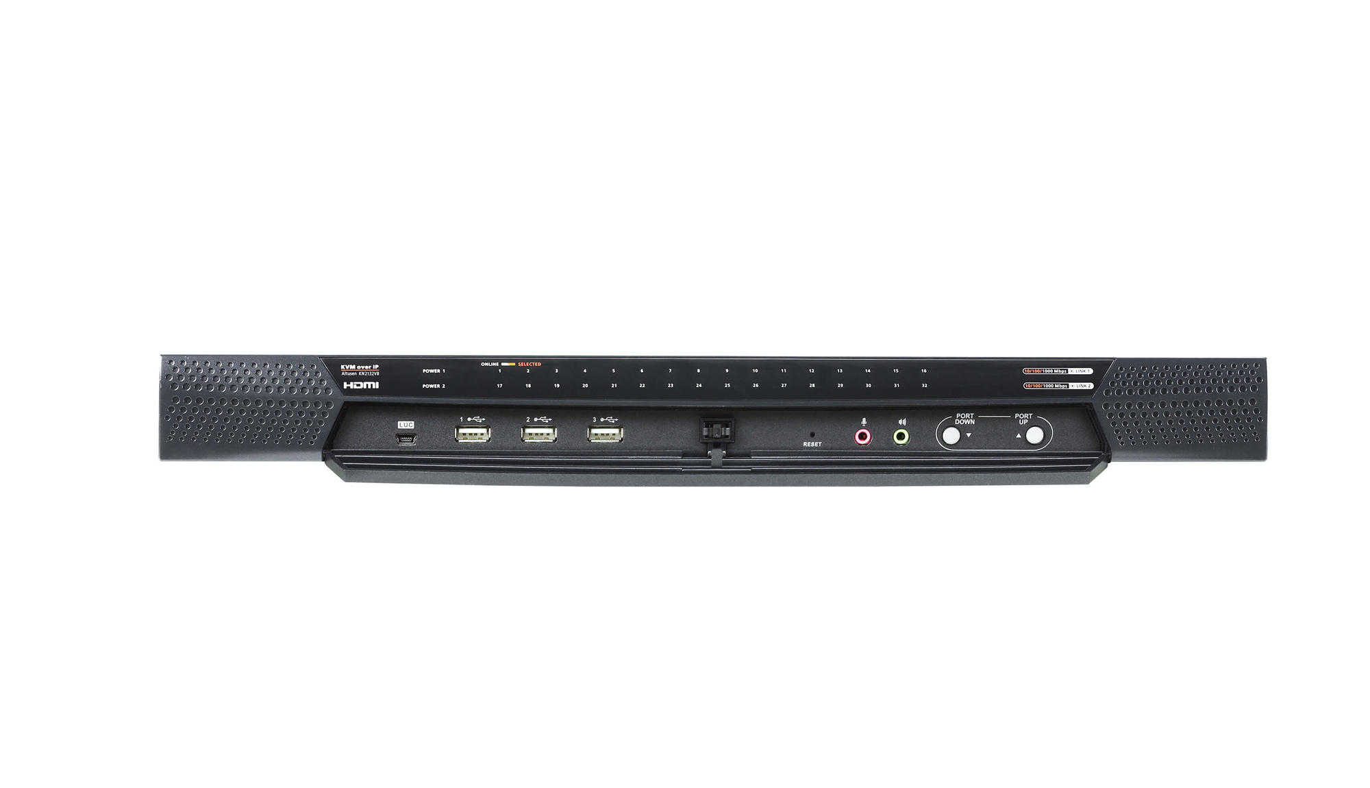 Aten KN2132VB 1-Local/2-Remote Access 32-Port Multi-Interface Cat 5 KVM over IP Switch - Image 2