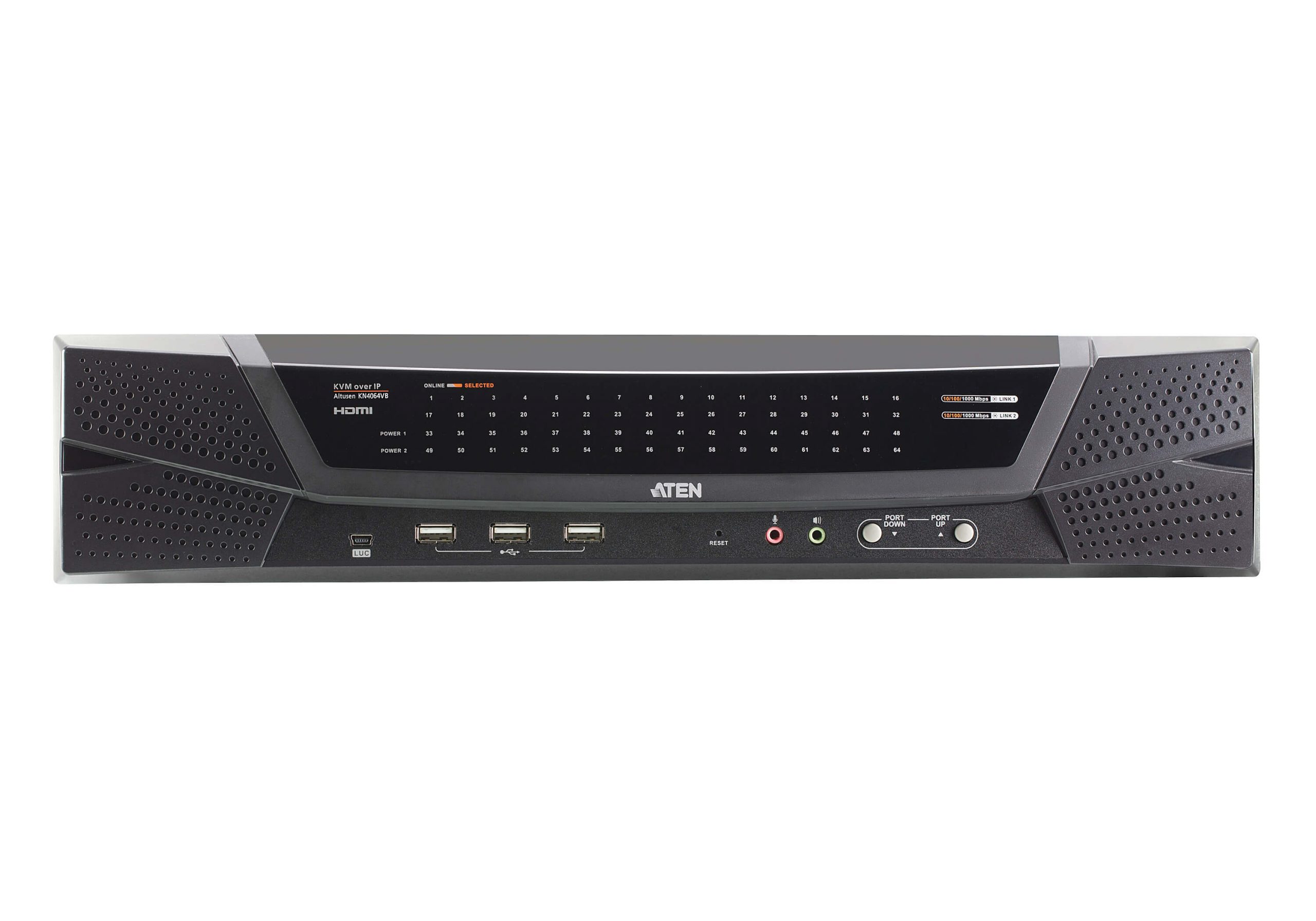 Aten KN4064VB 1-Local/4-Remote Shared Access 64-Port Multi-Interface Cat 5 KVM over IP Switch - Image 2