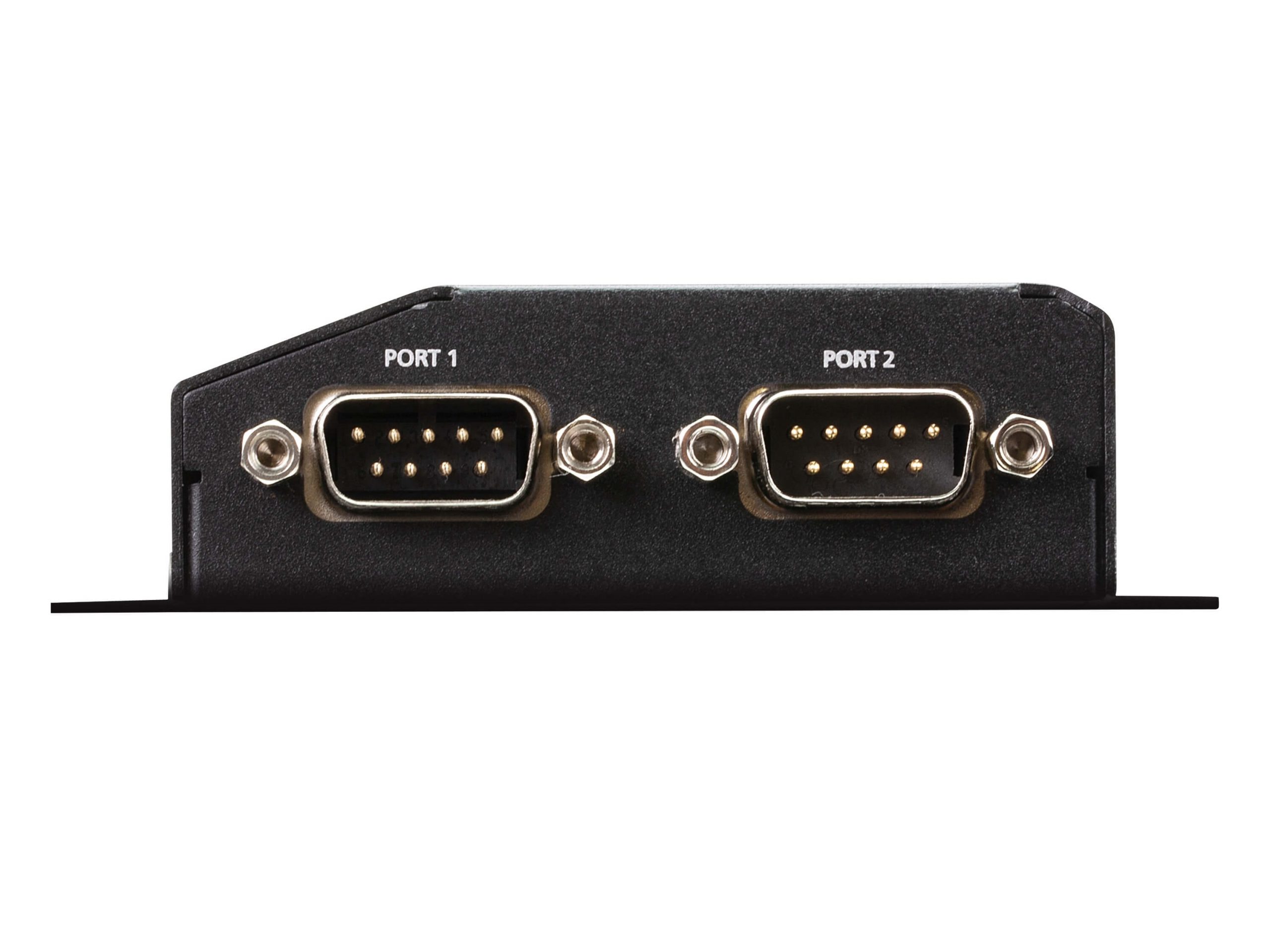Aten SN3002P 2-Port RS-232 Secure Device Server with PoE - Image 5