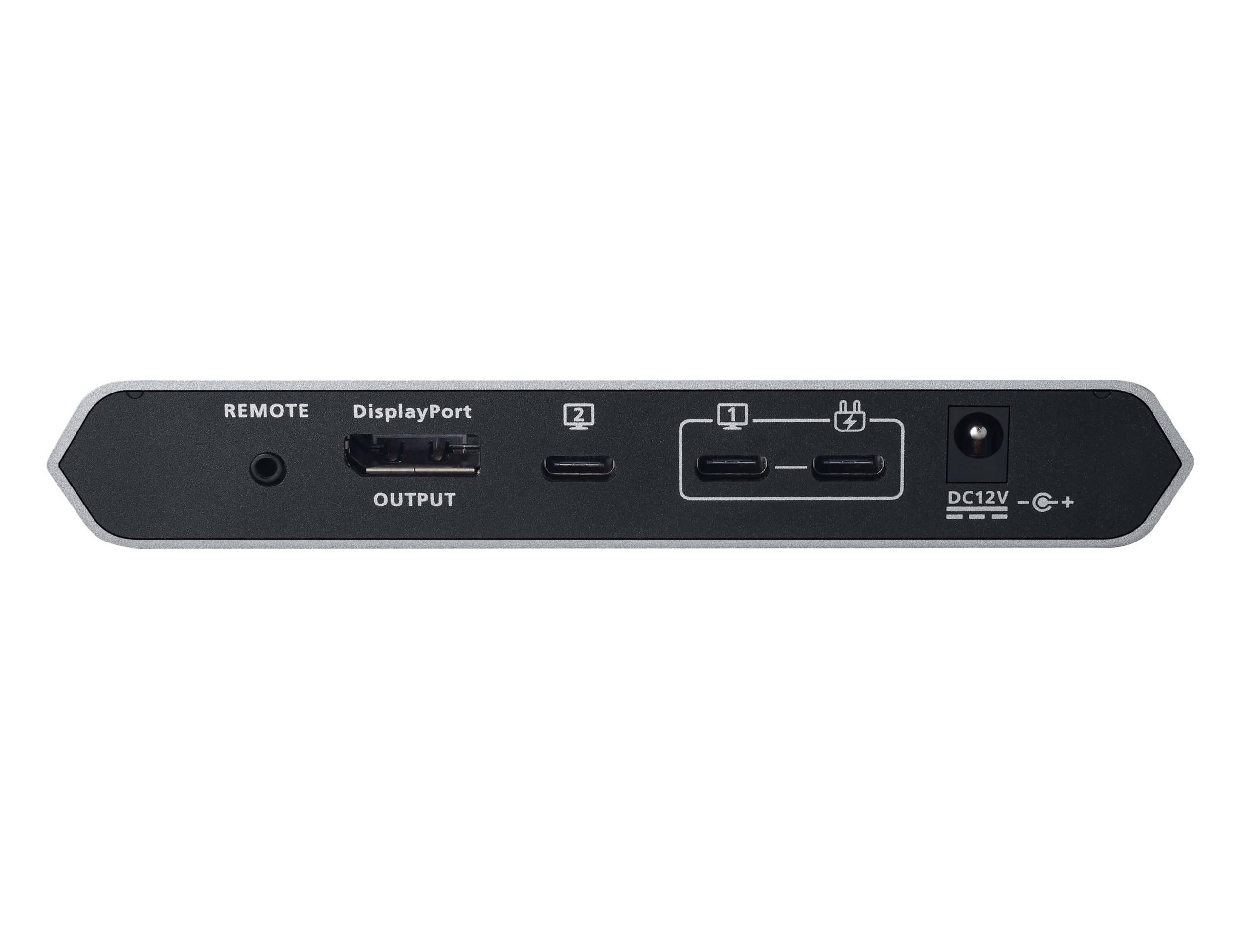 Aten US3311 2-Port 4K DisplayPort USB-C KVM Dock Switch with Power Pass-Through - Image 3