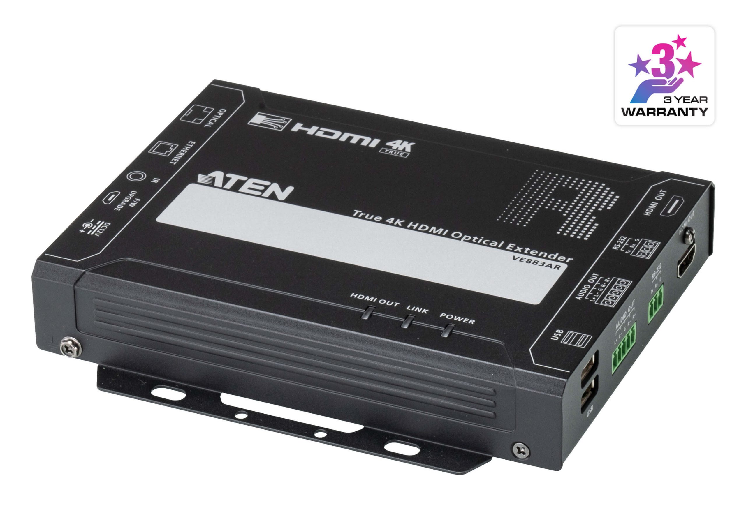 Aten VE883AK2 True 4K HDMI Optical Extender (4K@300m (K1, MM) / 10km (K2, SM)) - Image 6